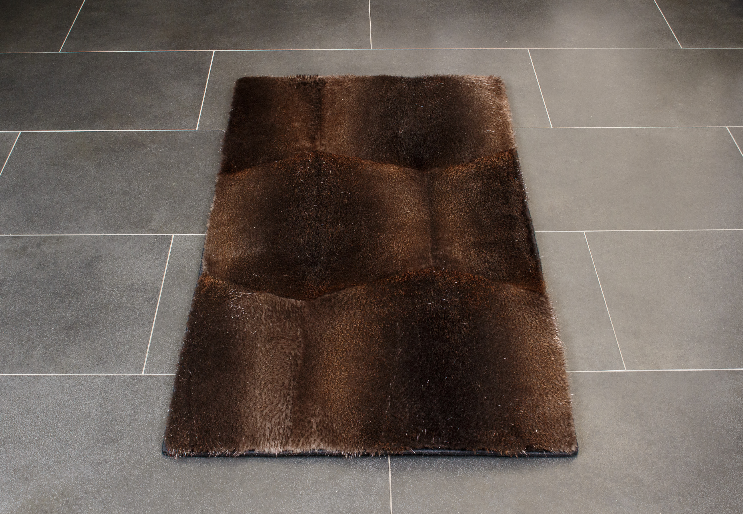 Fur Runner made from Canadian Beaver Fur