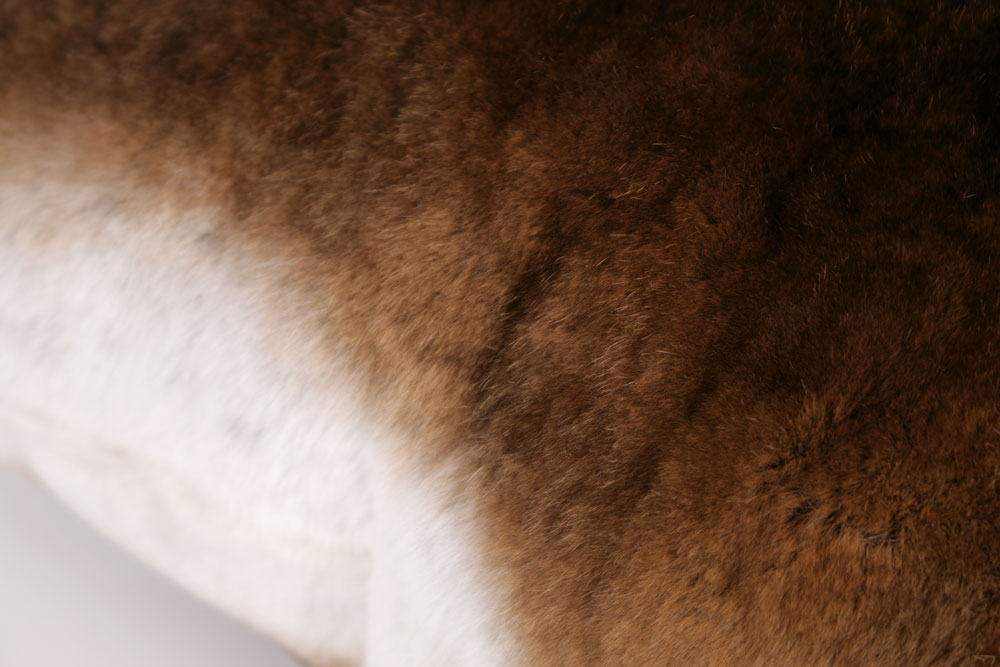 Rex Rabbit Fur Pillow - Real Fur