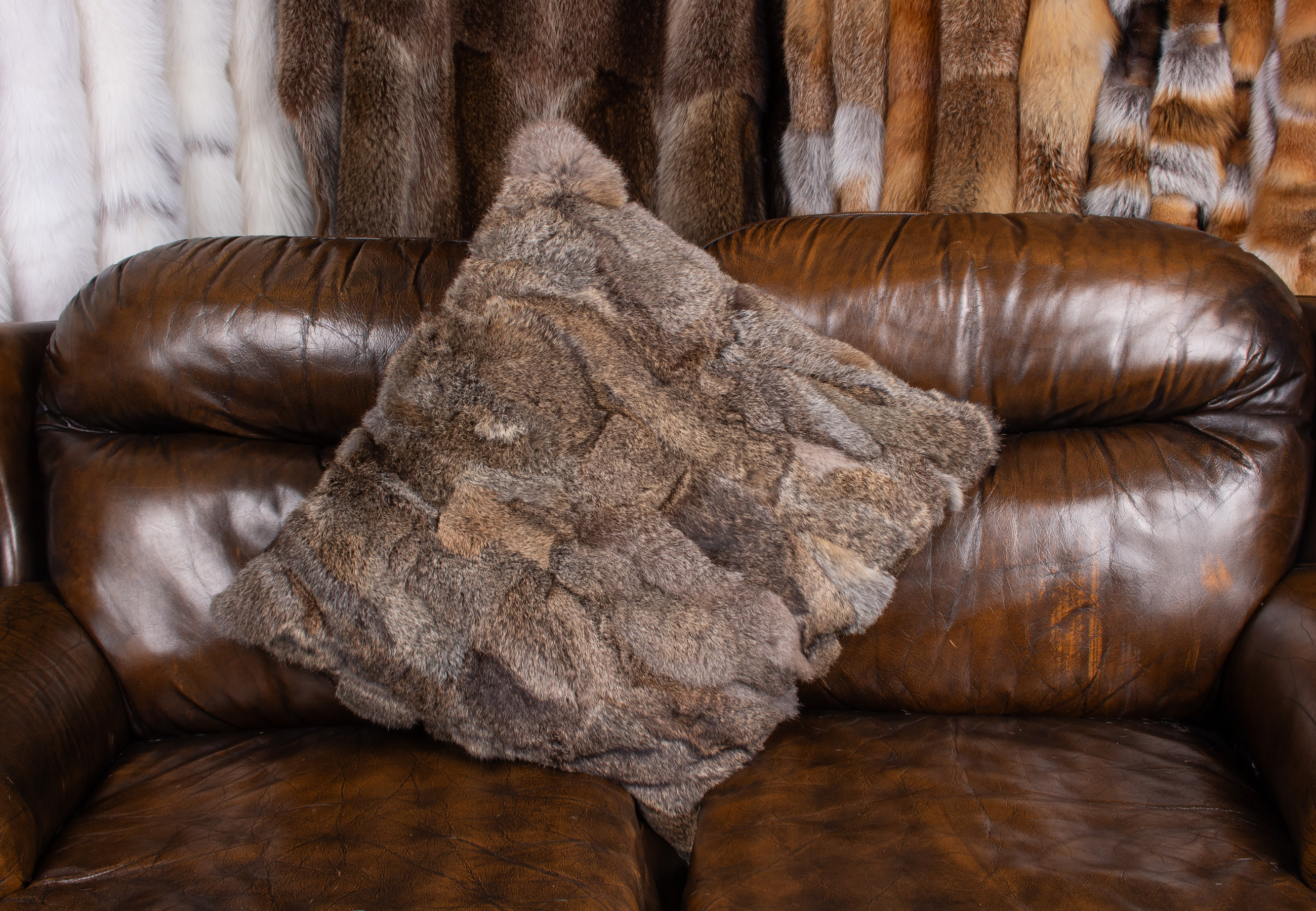 Rabbit Fur Cushion Patch Rabbit Fur Cushion Patch
