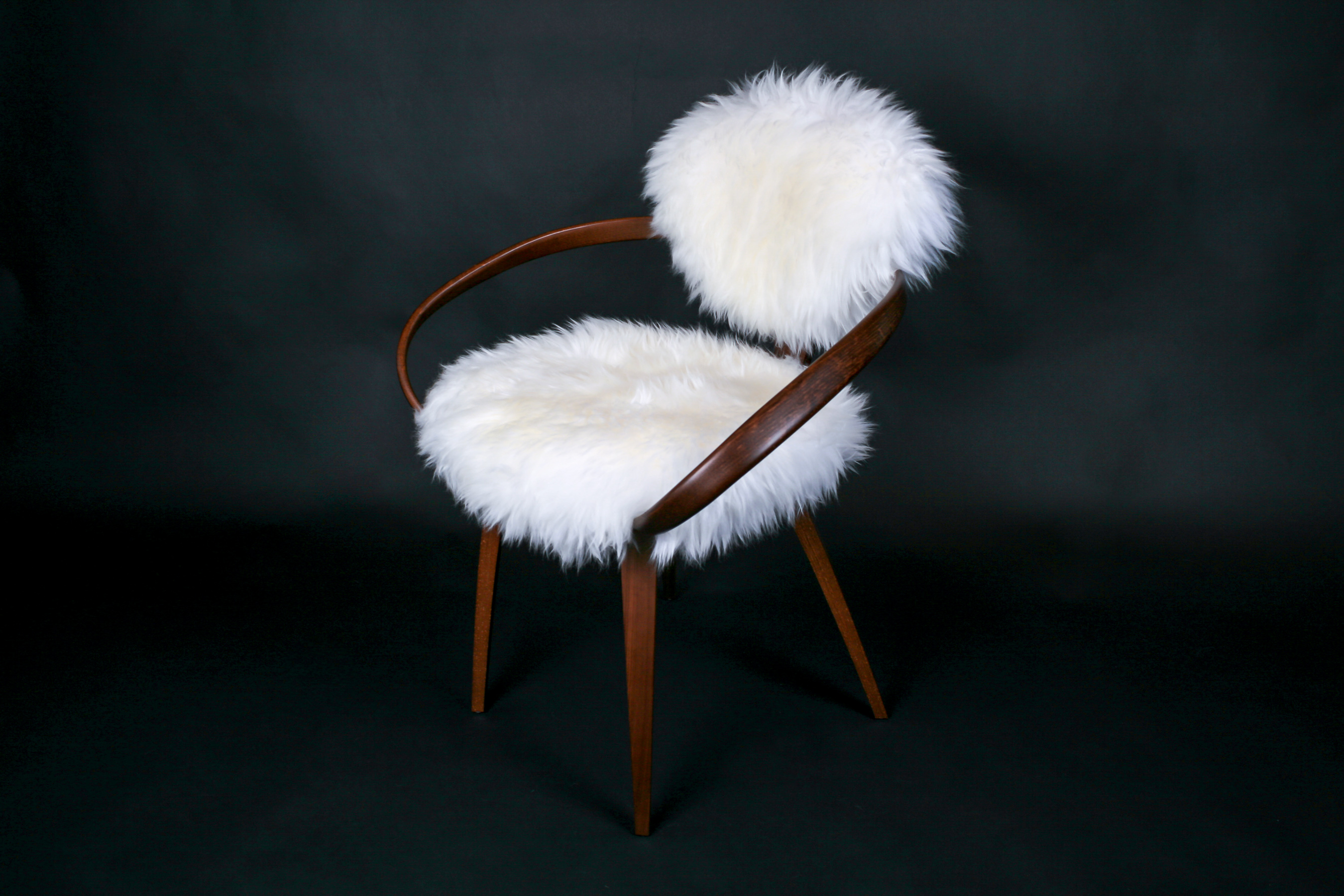 Cherner Chair (white Australian Lamb Fur)