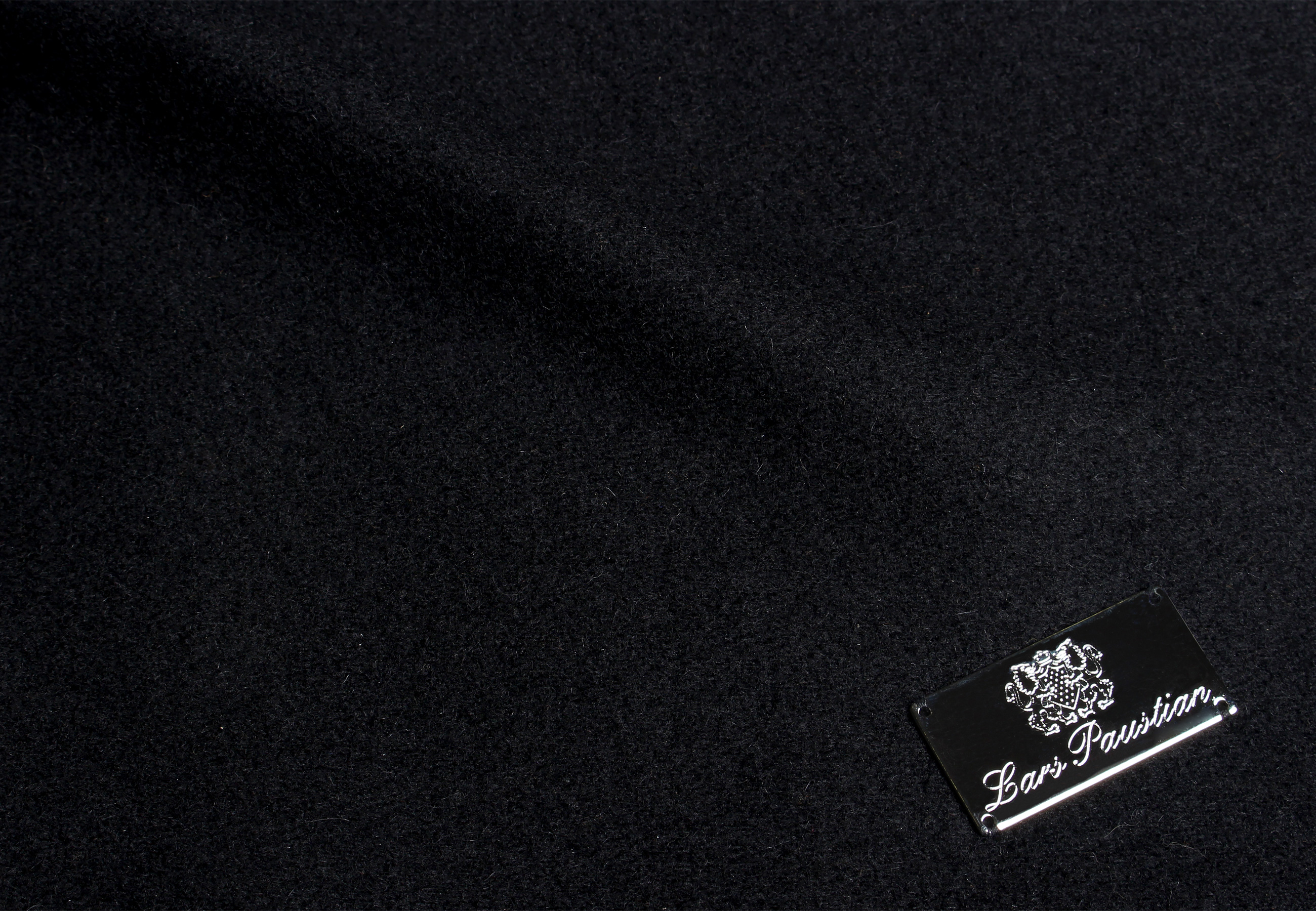 76107-black-wool-lining-lars-paustian Royal Blue Shadow Fox Blanket