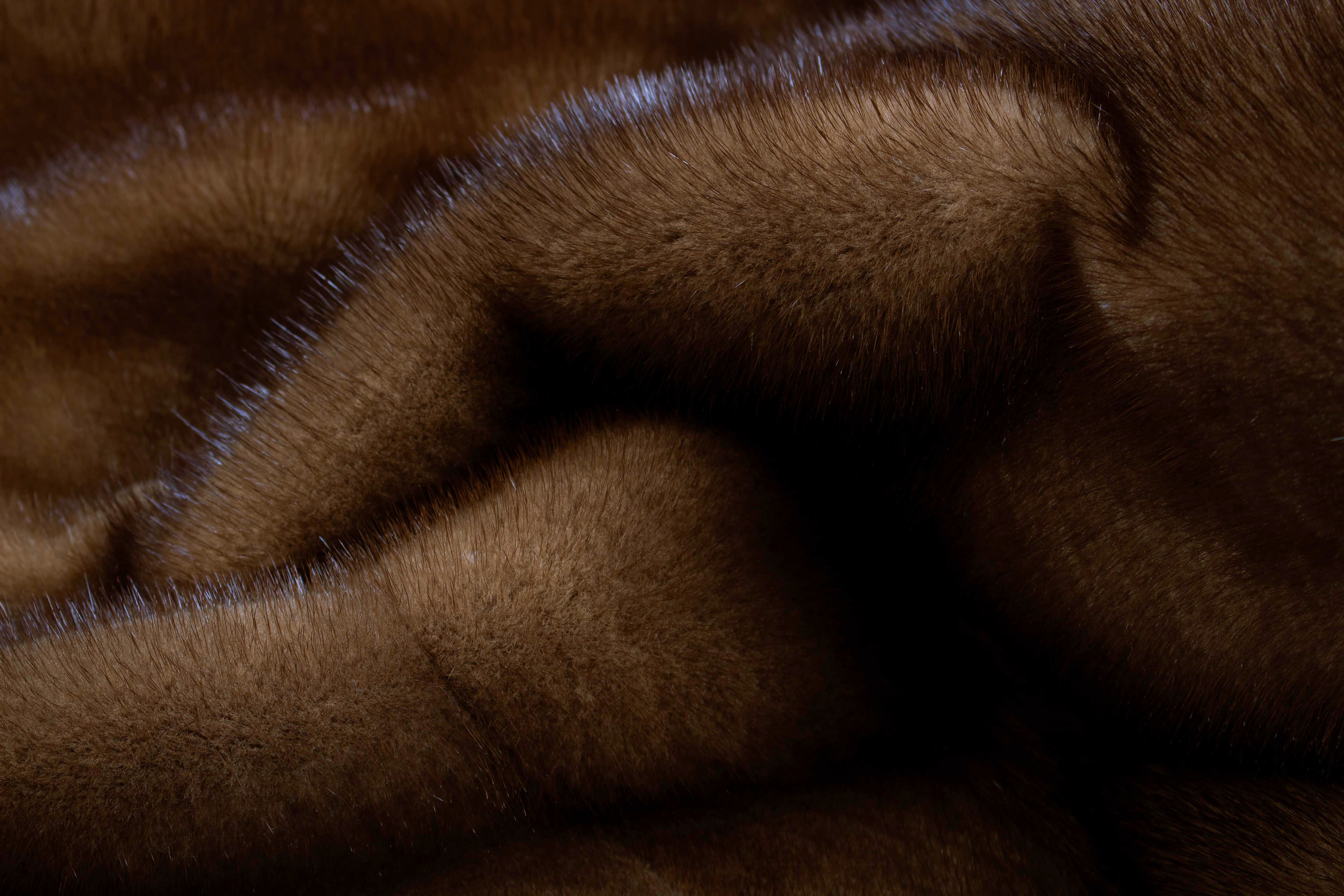 Glow Mink Fur Rug - Genuine Fur