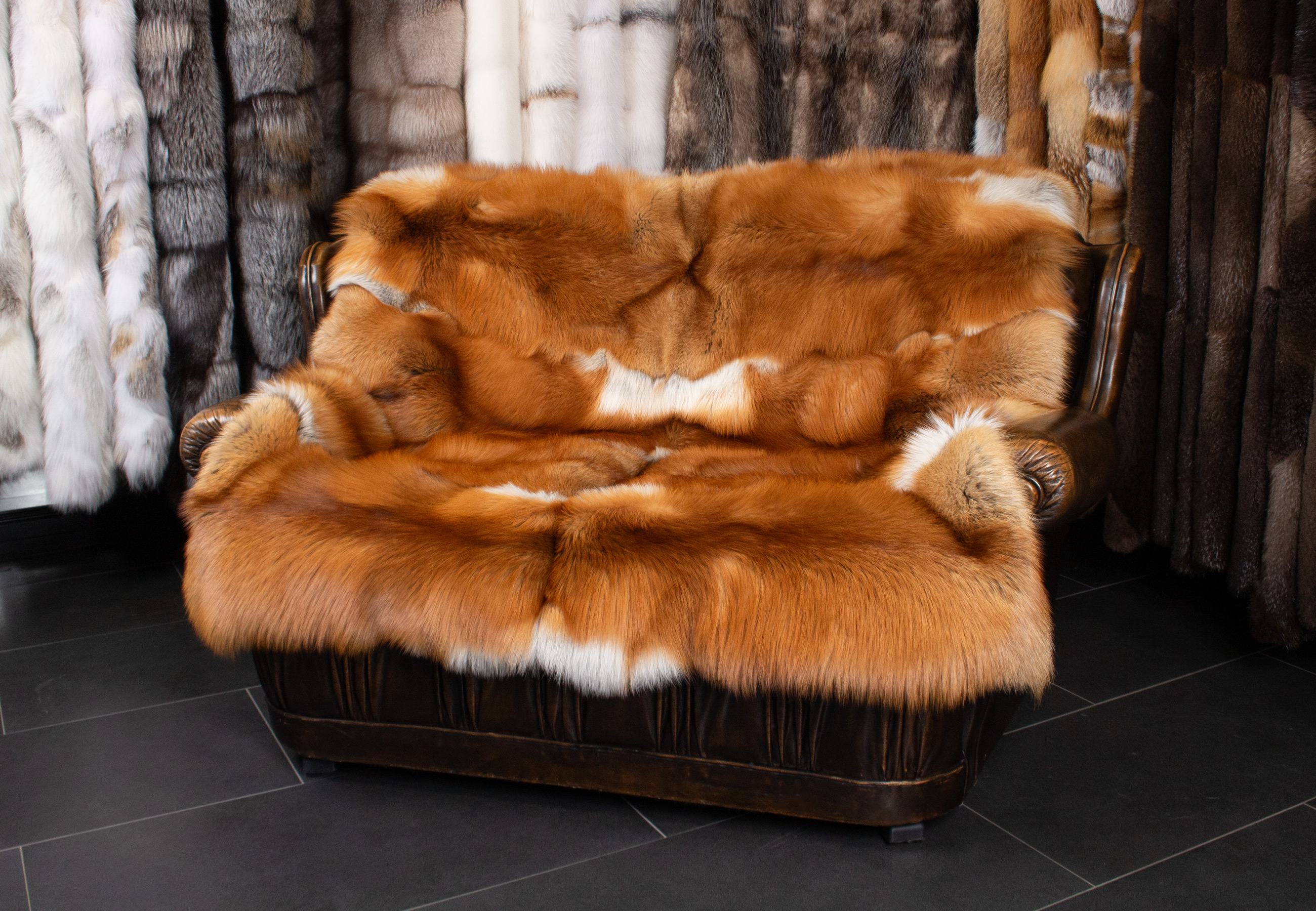 Gold Fox Fur Blanket Gold Fox Fur Blanket