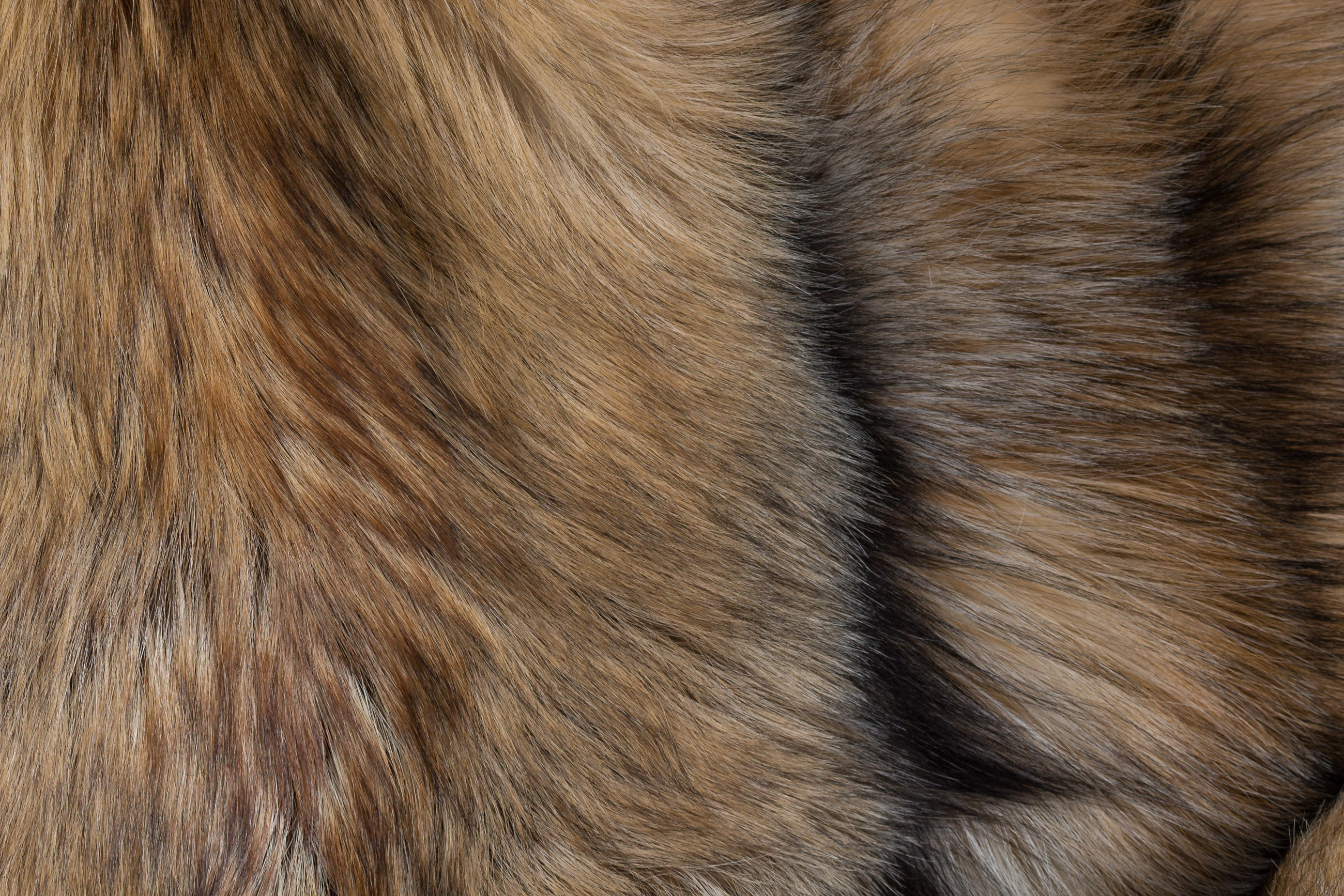 Natural Smokey Fox Blanket