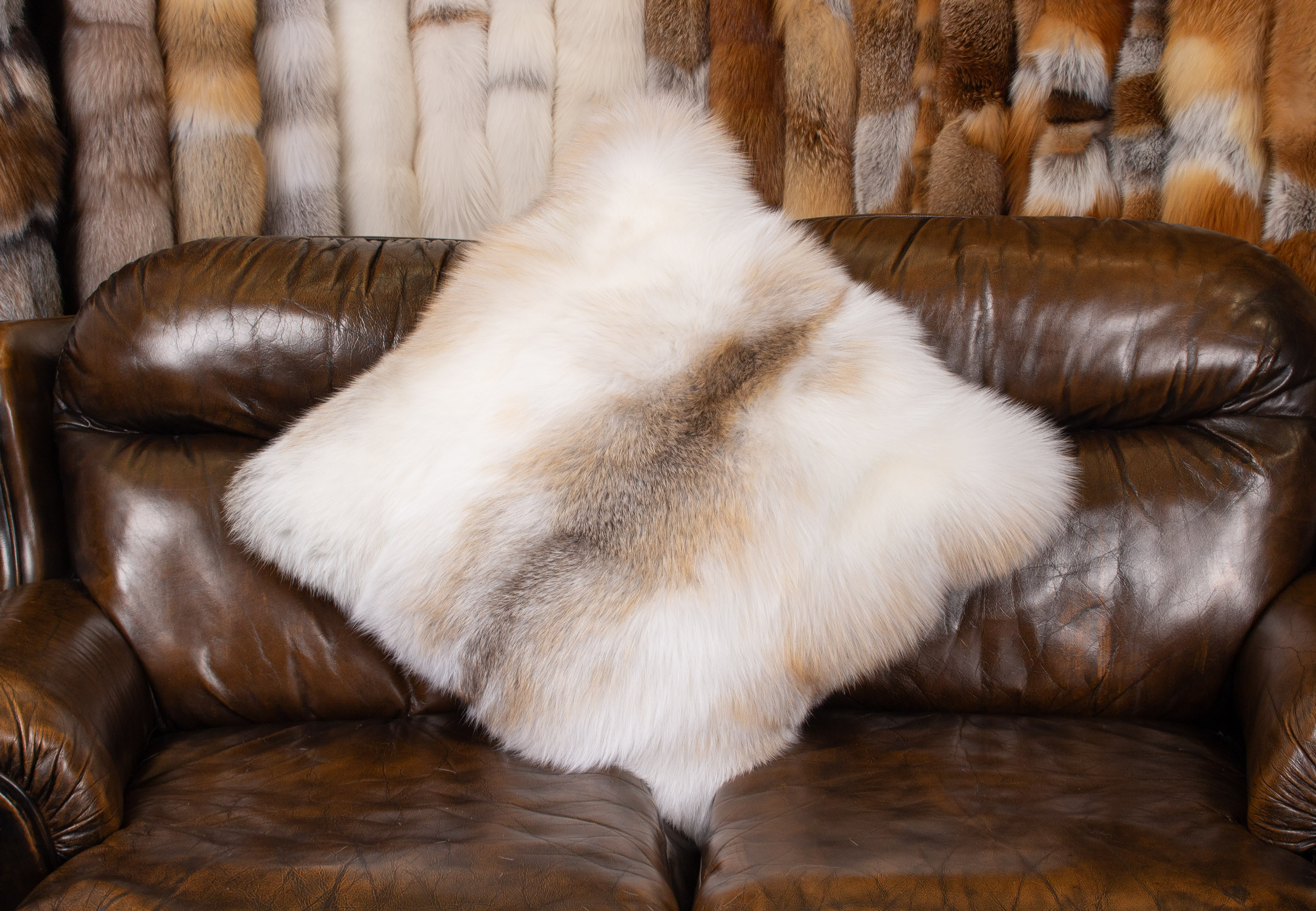 Fur Pillow made with Sun Glo Fox Fur Fur Pillow made with Sun Glo Fox Fur