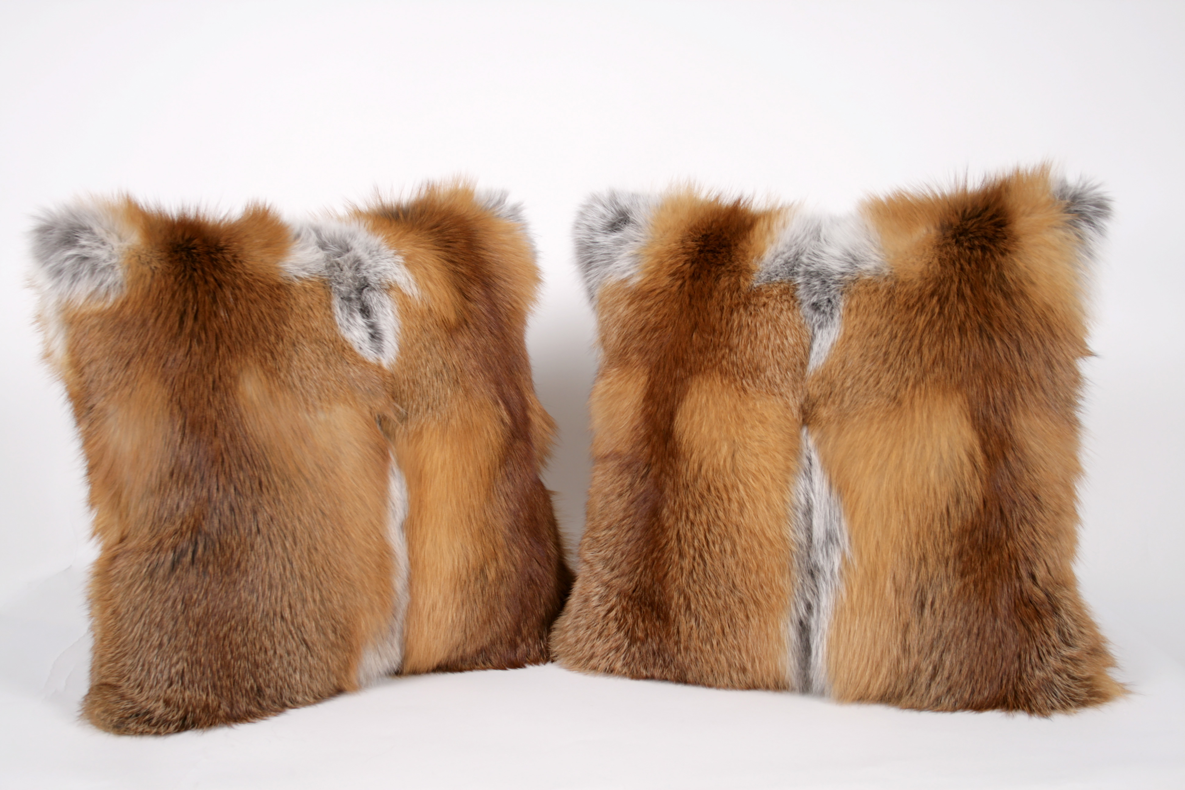 Fox fur on sale pillow