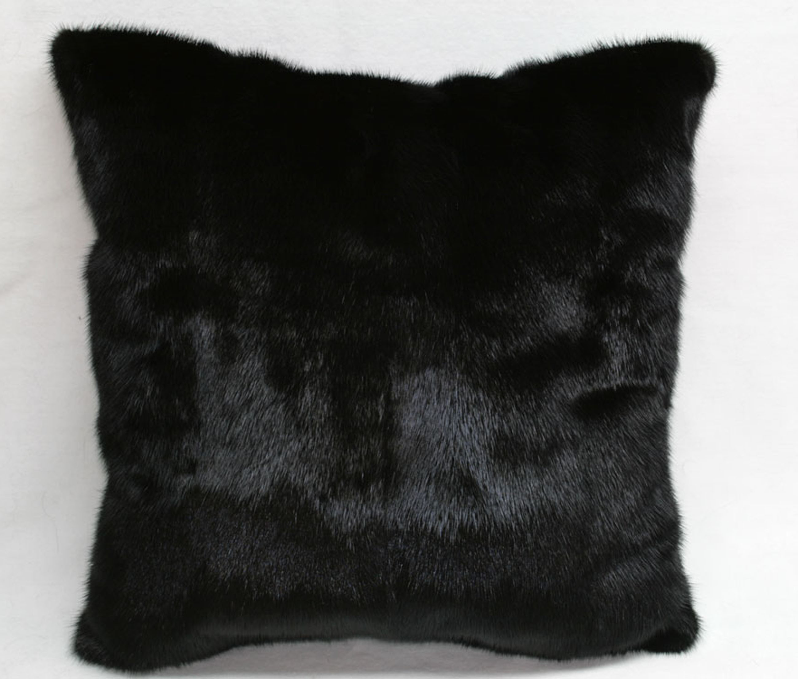 Mink fur pillow - fur on both sides