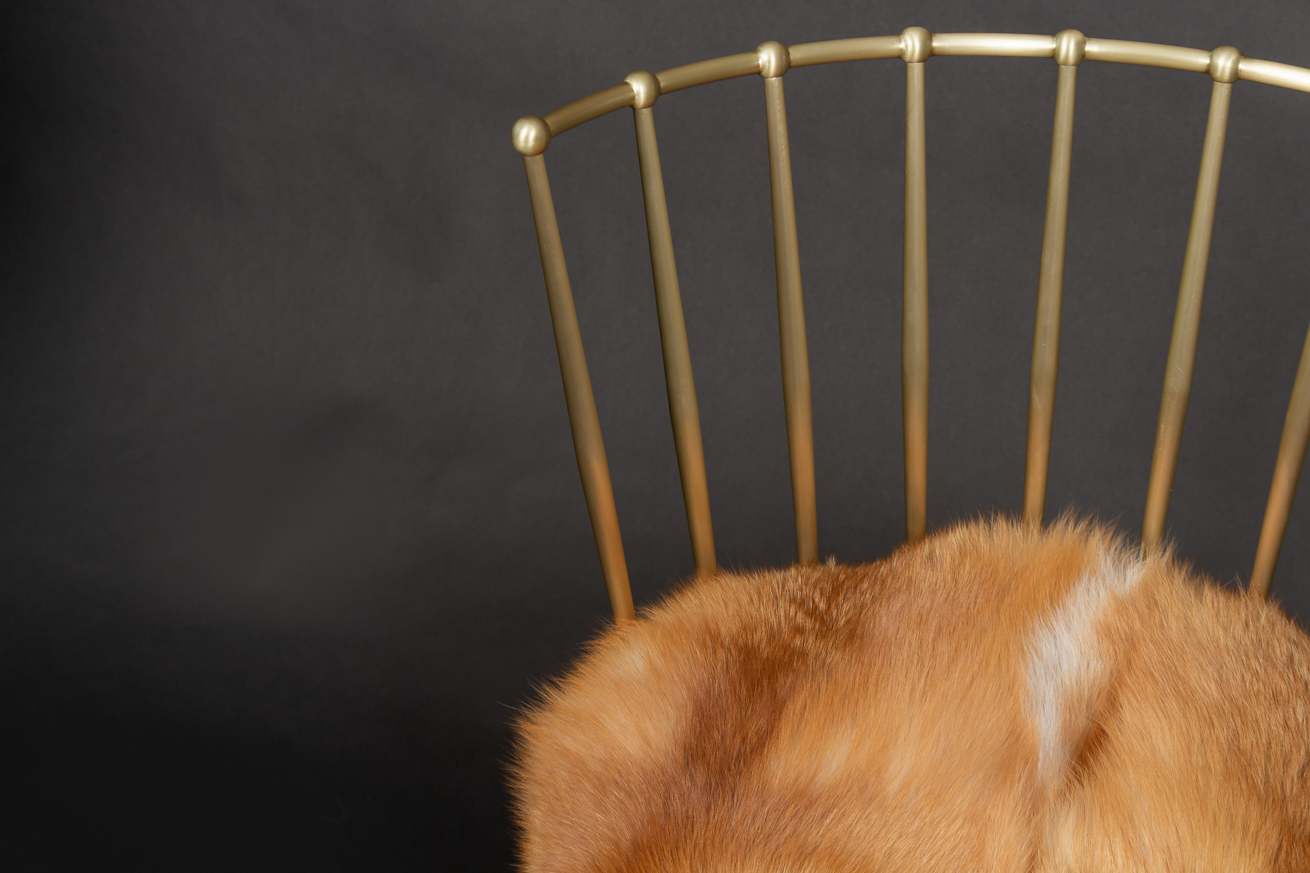 Red Fox Chair with European Foxes