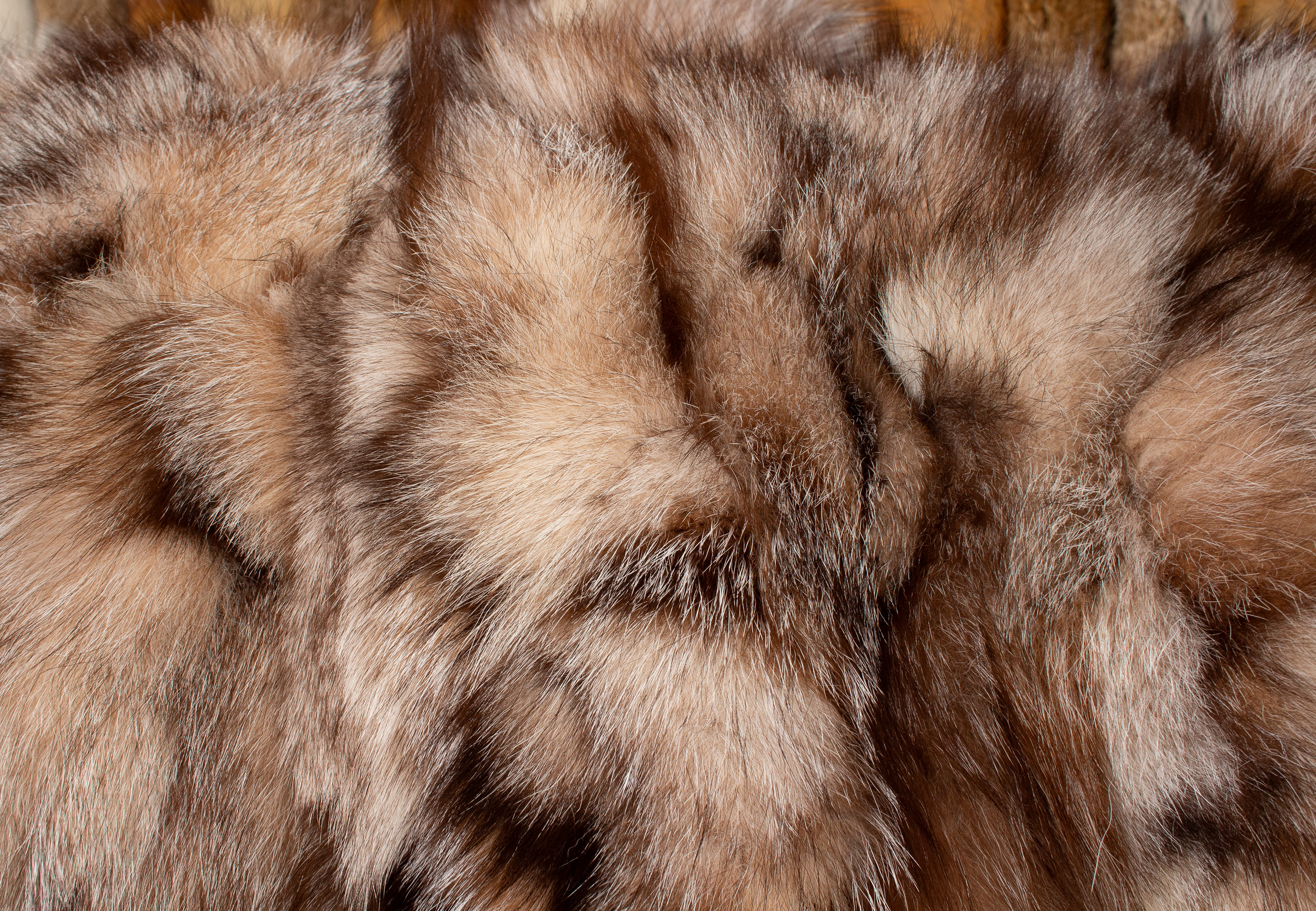 Real Fox Sides Fur Cushion