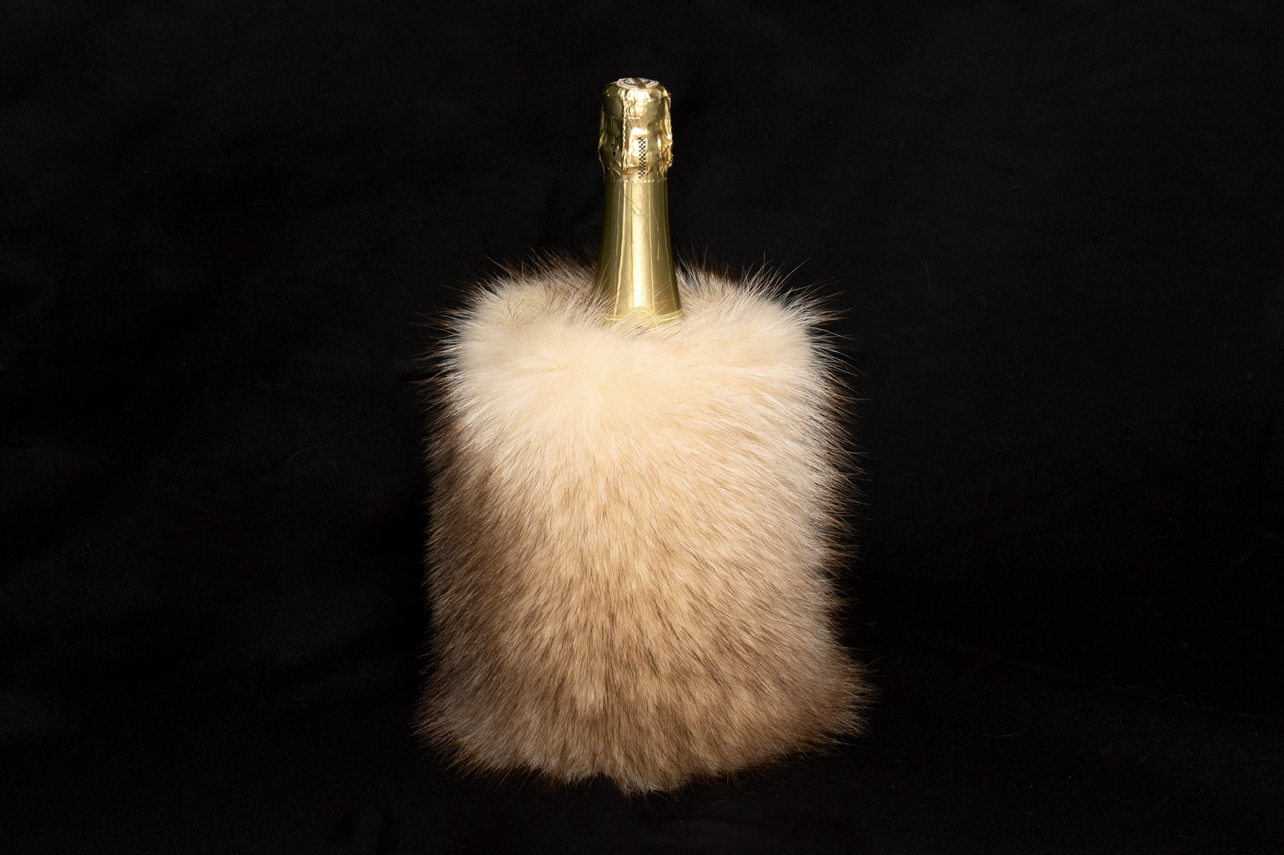 Wine Bottle Cooler from Canadian Raccoon Skins