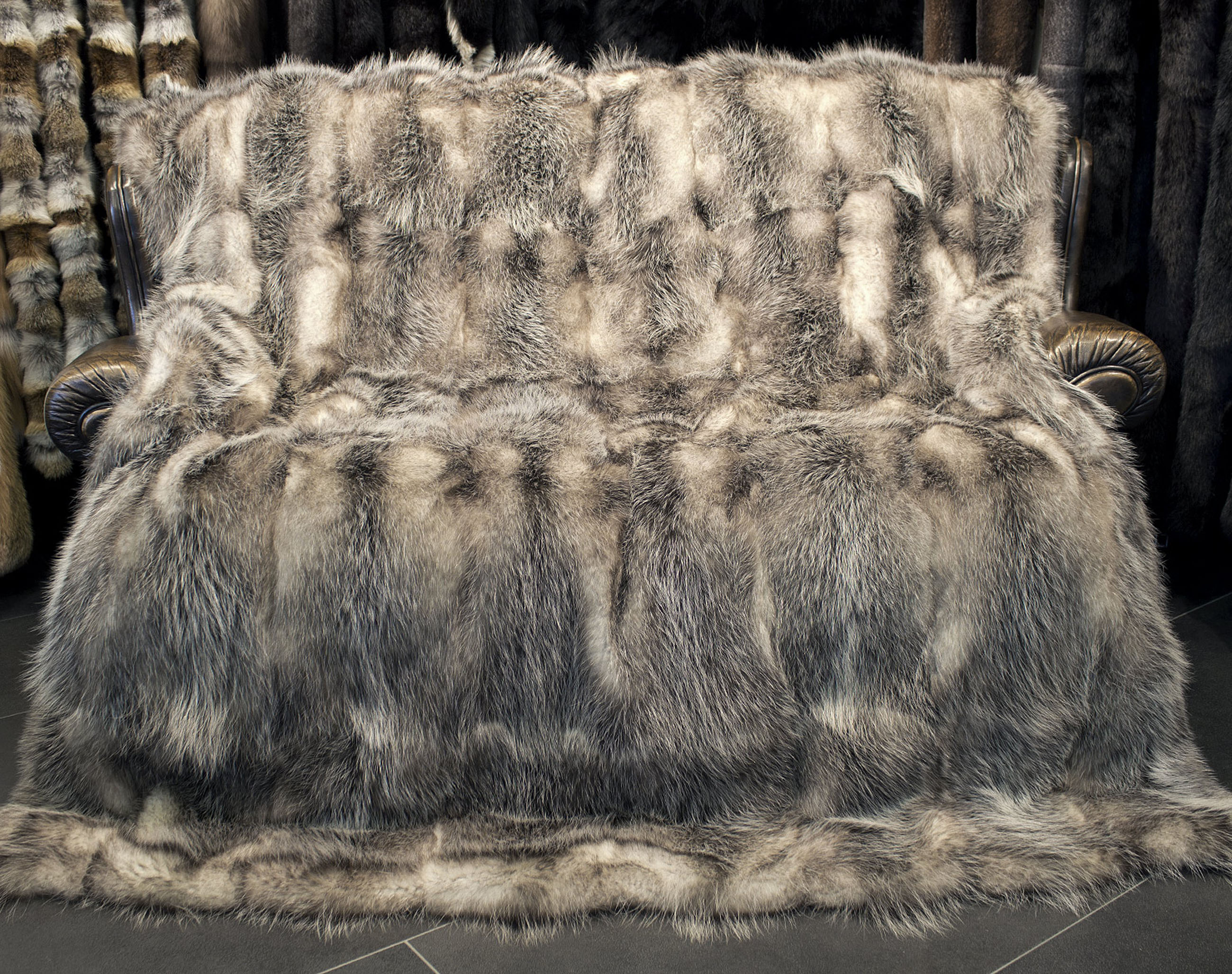Pelzdecke-nordamerikanische-opossum-3 North American Opossum Fur Blanket