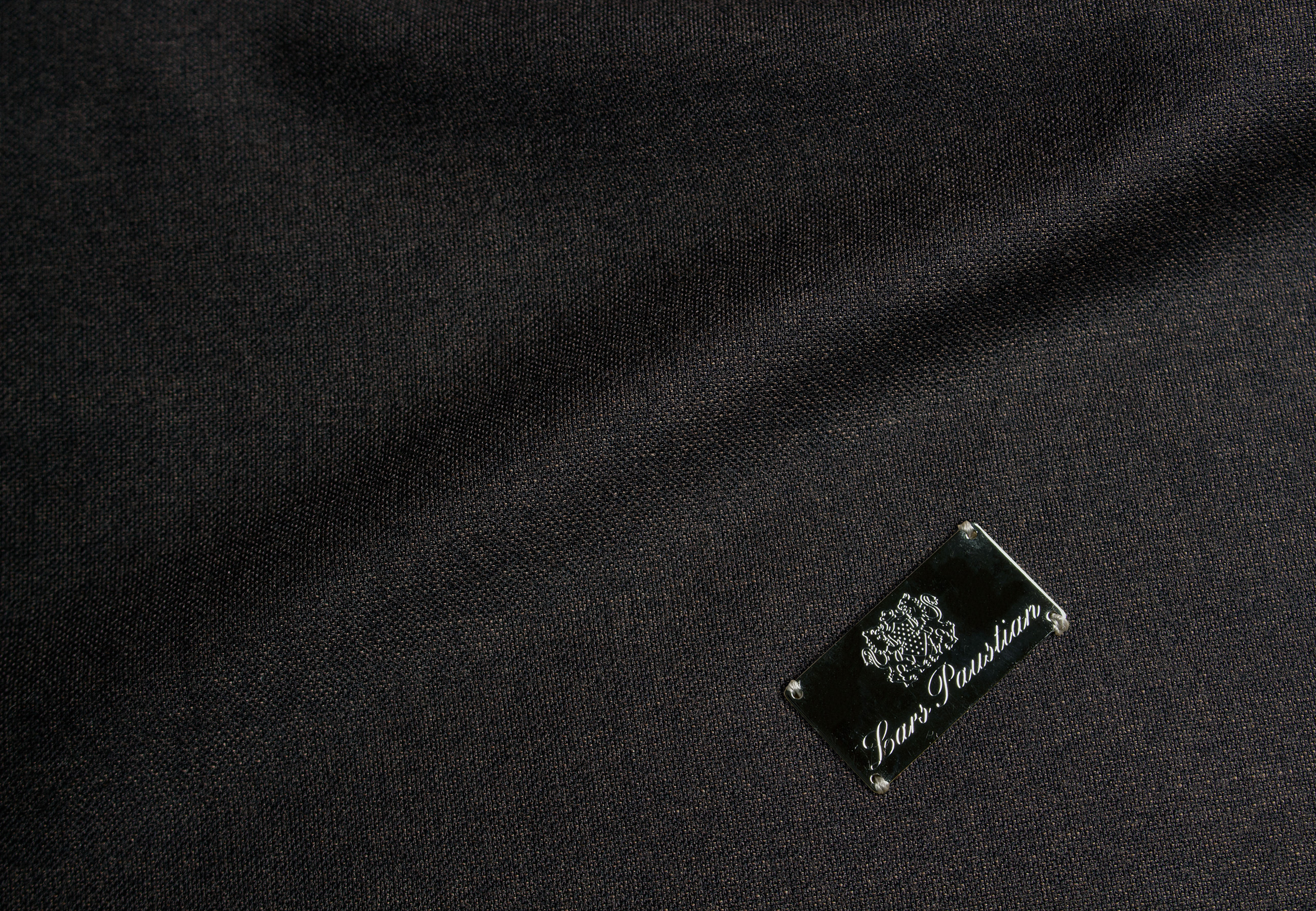 Silver Fox Fur Blanket in Black-Purple