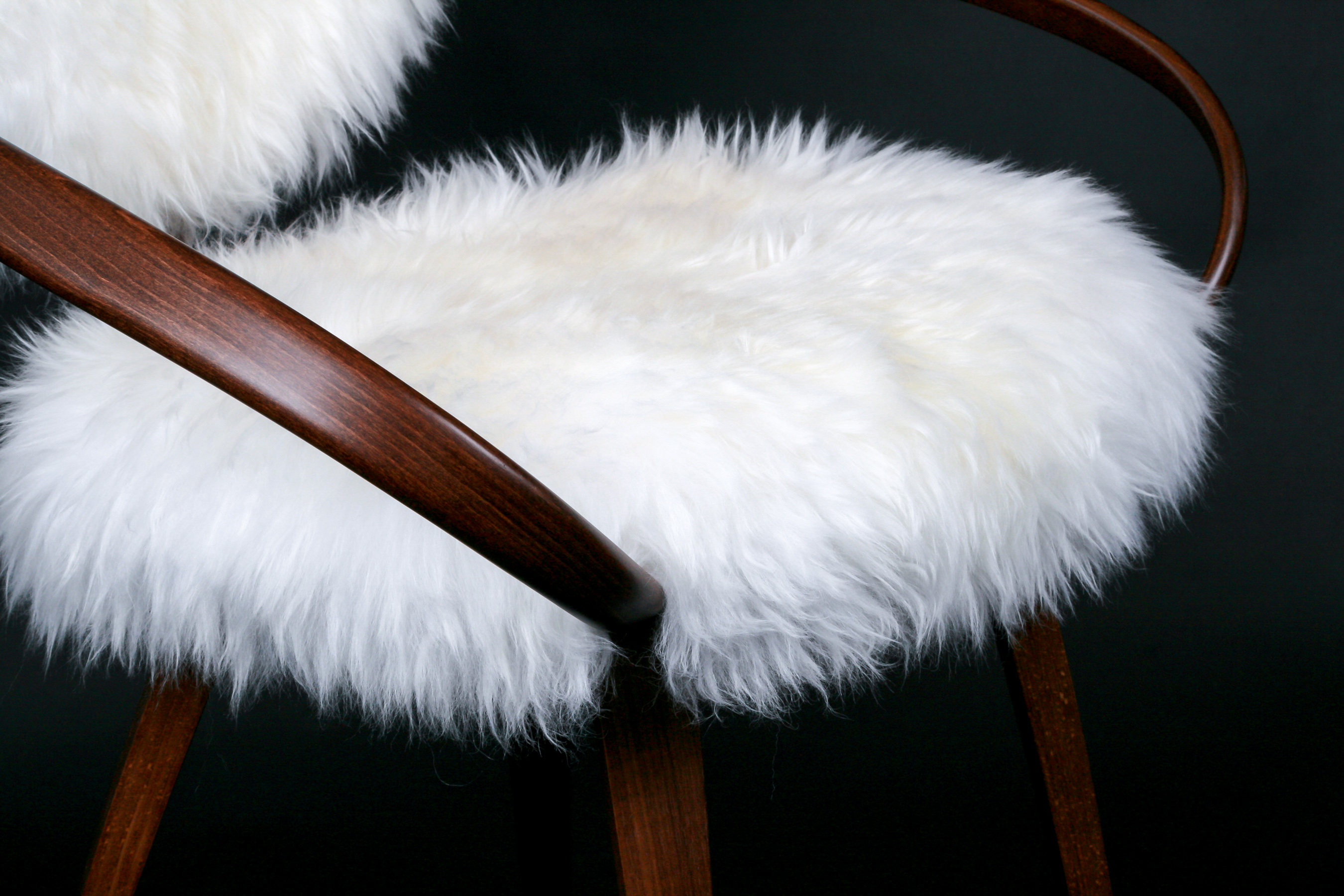 Cherner Chair (white Australian Lamb Fur)