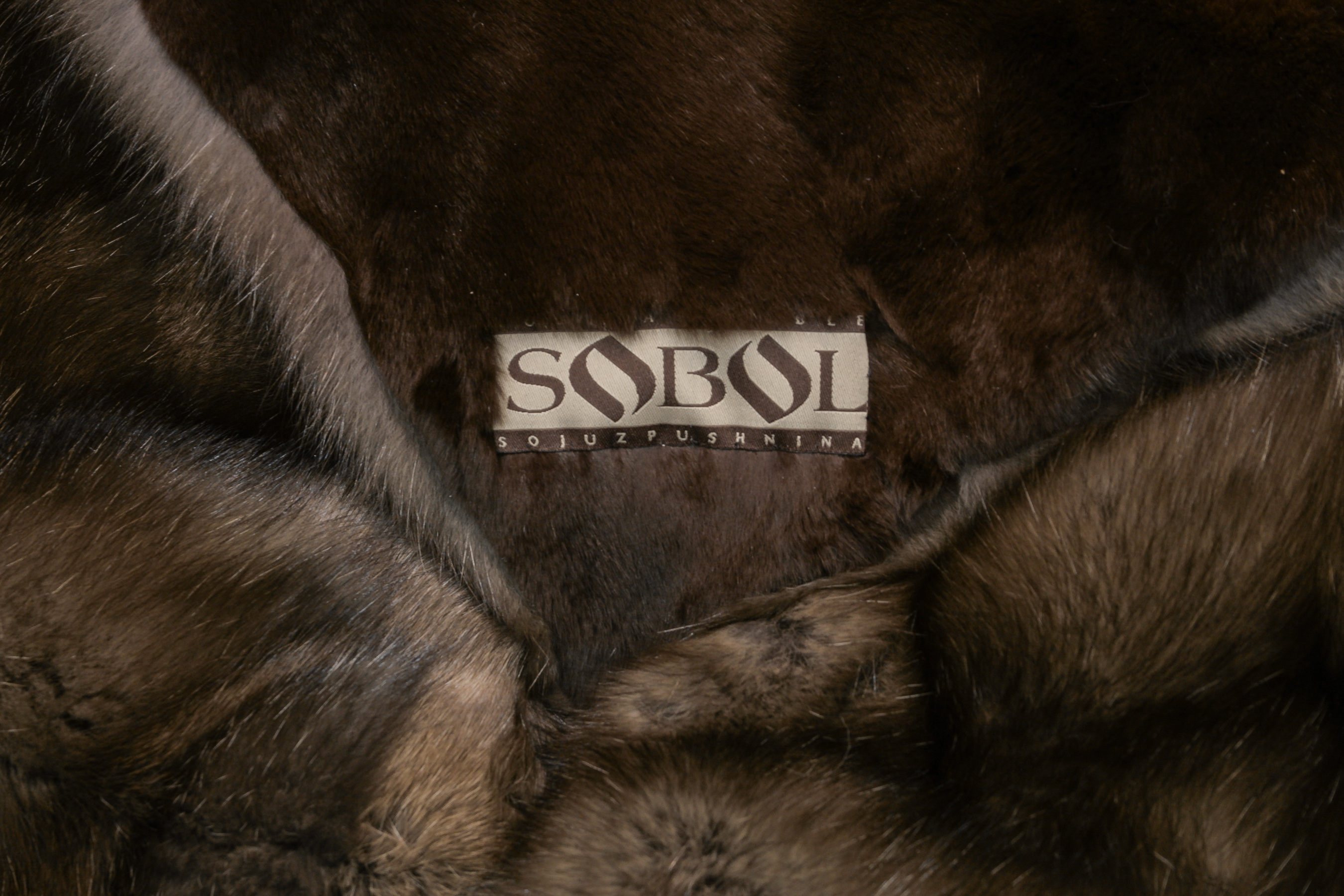 09-591-Zobel-Felldecke-Bargusin-Zobeln-Pelzdecke Russian Sable Fur Blanket