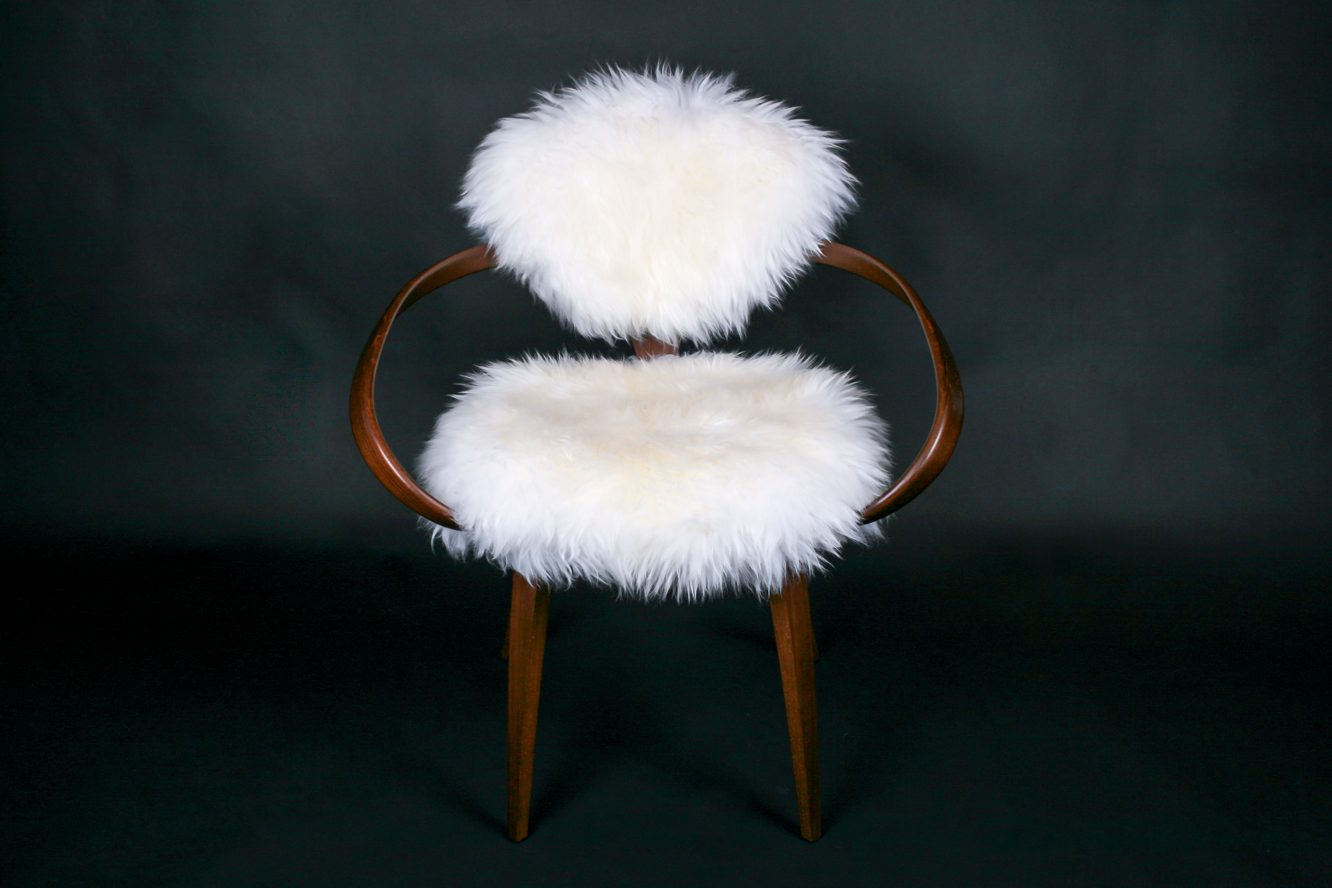 Cherner Chair (white Australian Lamb Fur)