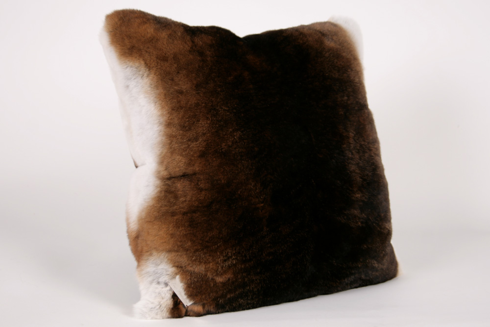 Rex Rabbit Fur Pillow - Real Fur