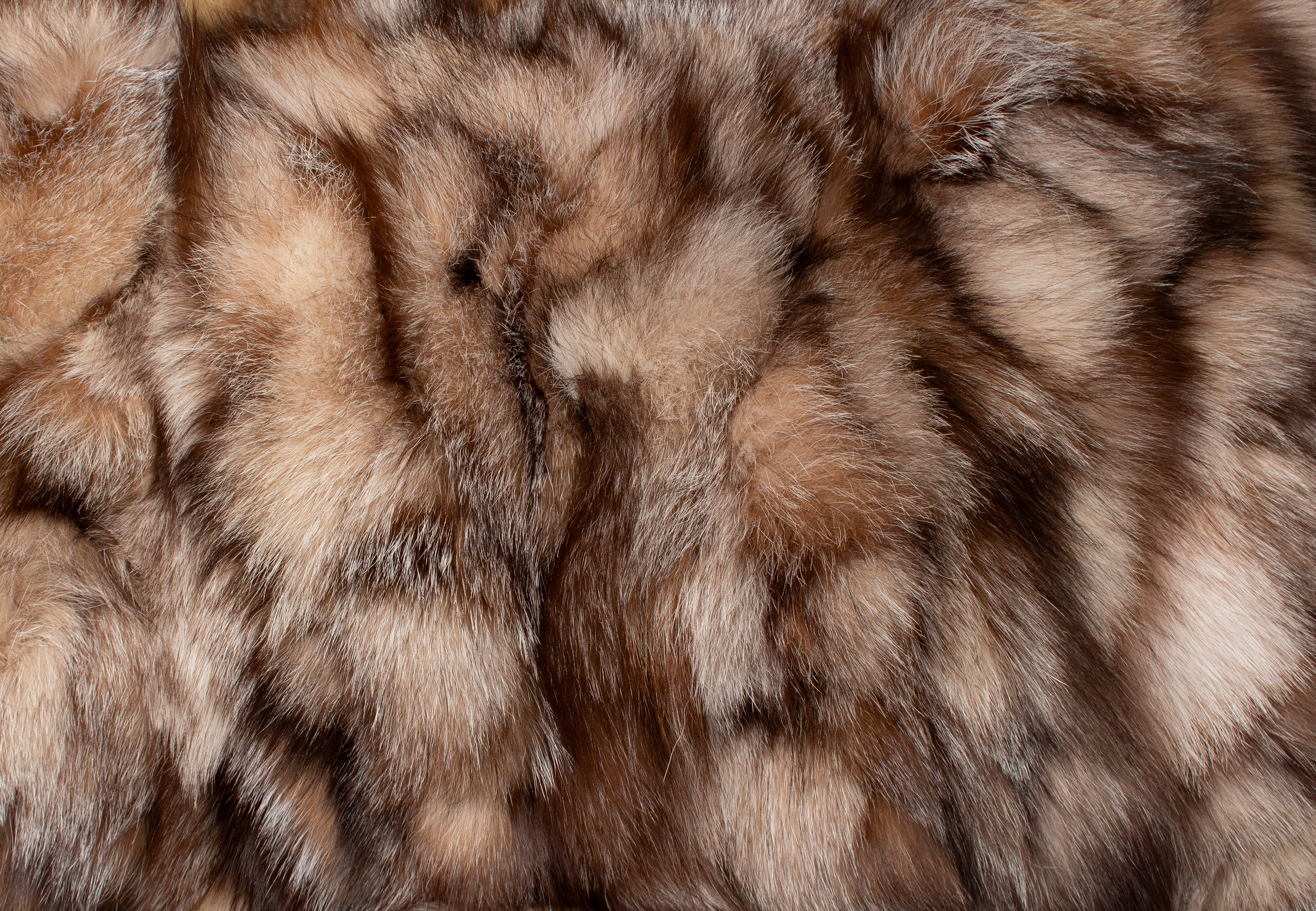 Real Fox Sides Fur Cushion