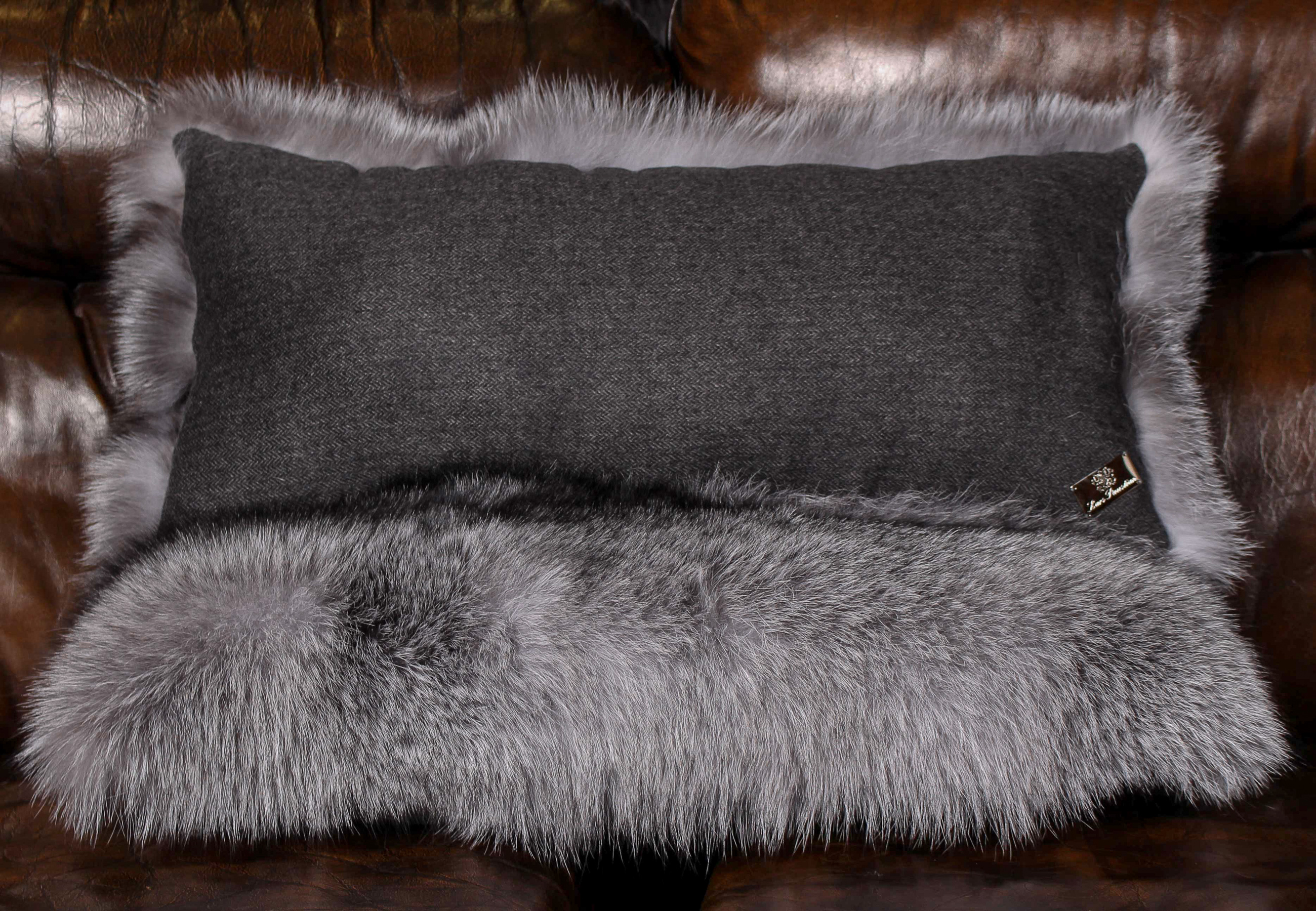 Blue Frost Fox Pillow (SAGA Fox)