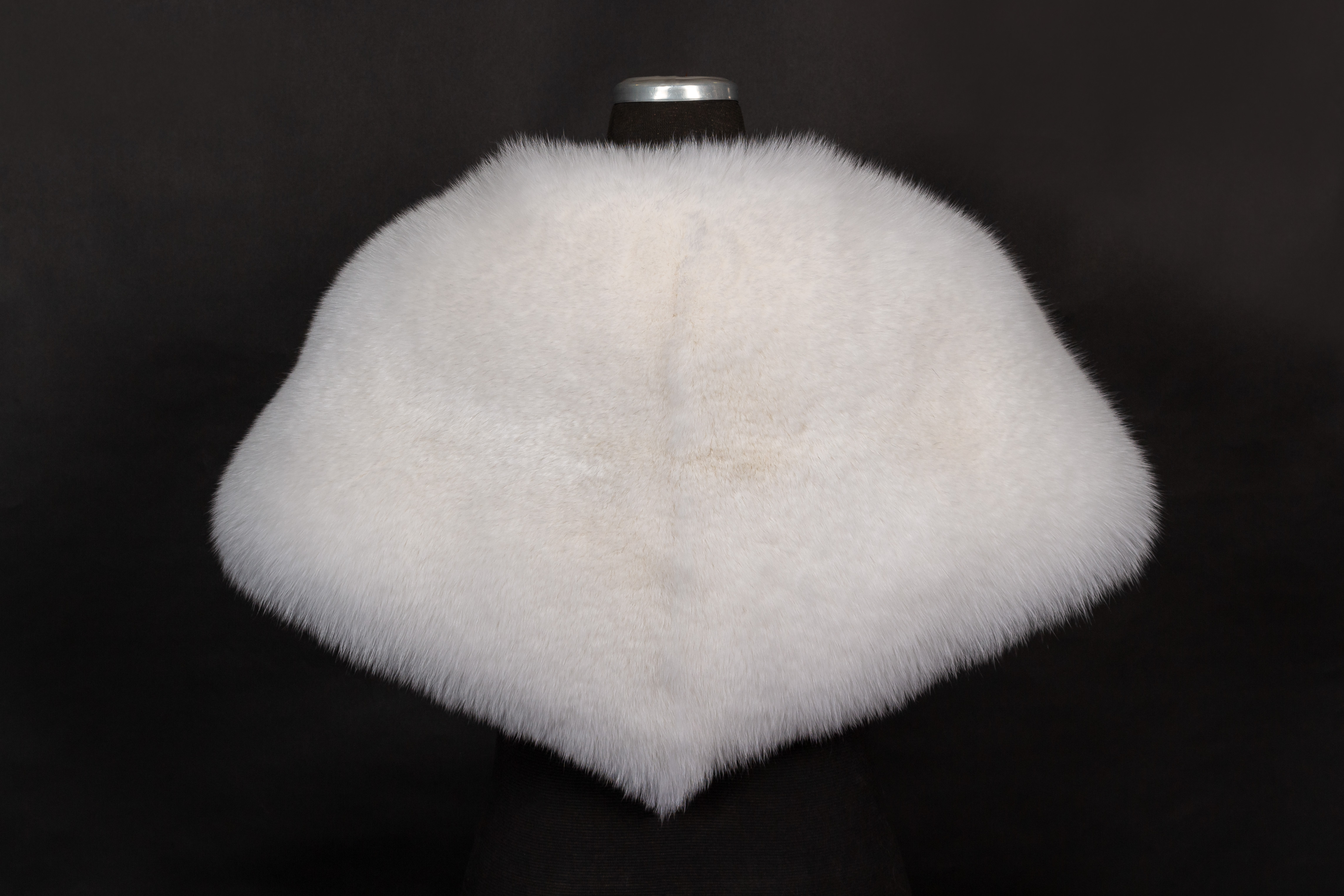 Fur cape made of scandinavian shadow fox