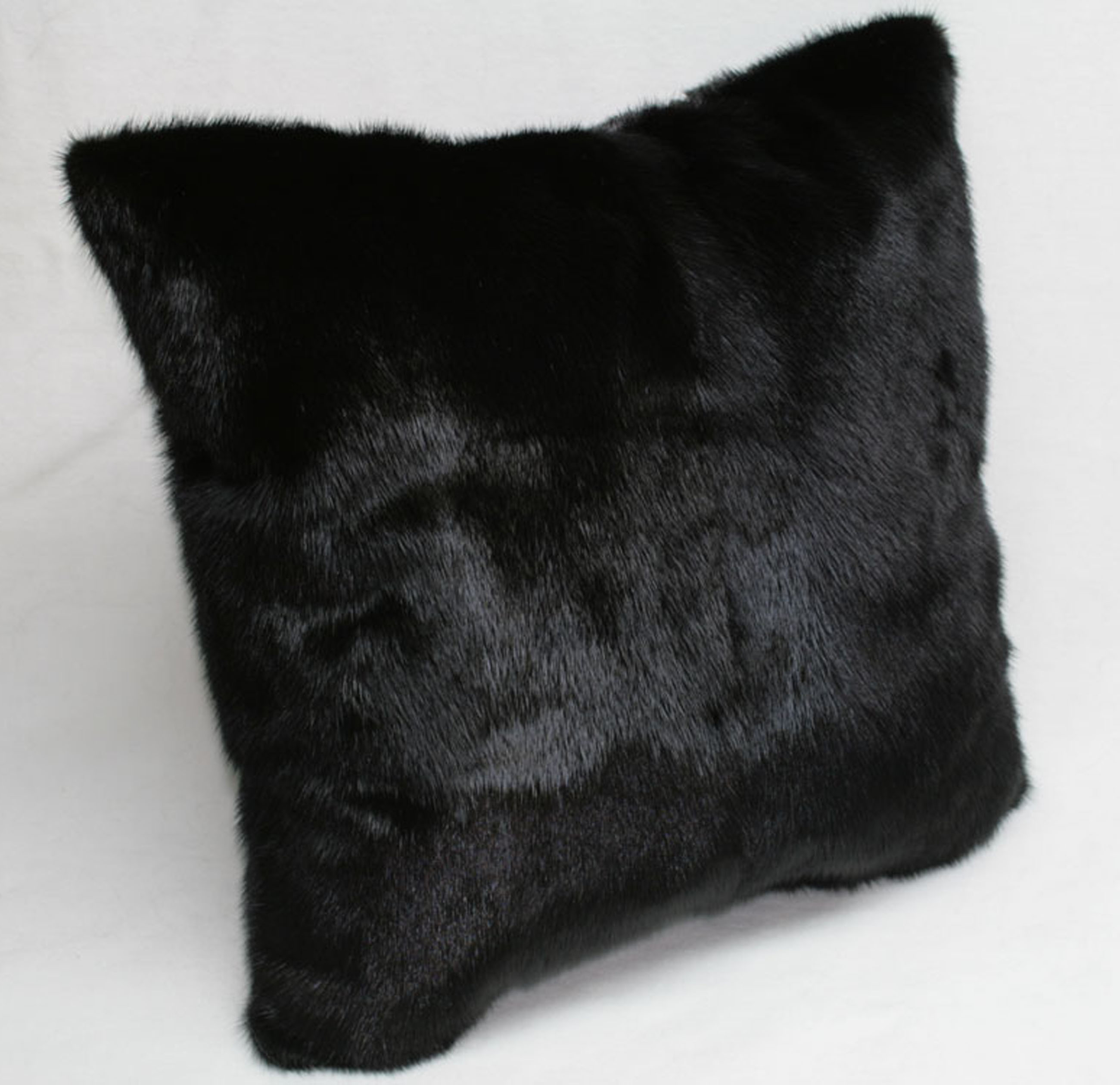 Mink fur pillow - fur on both sides