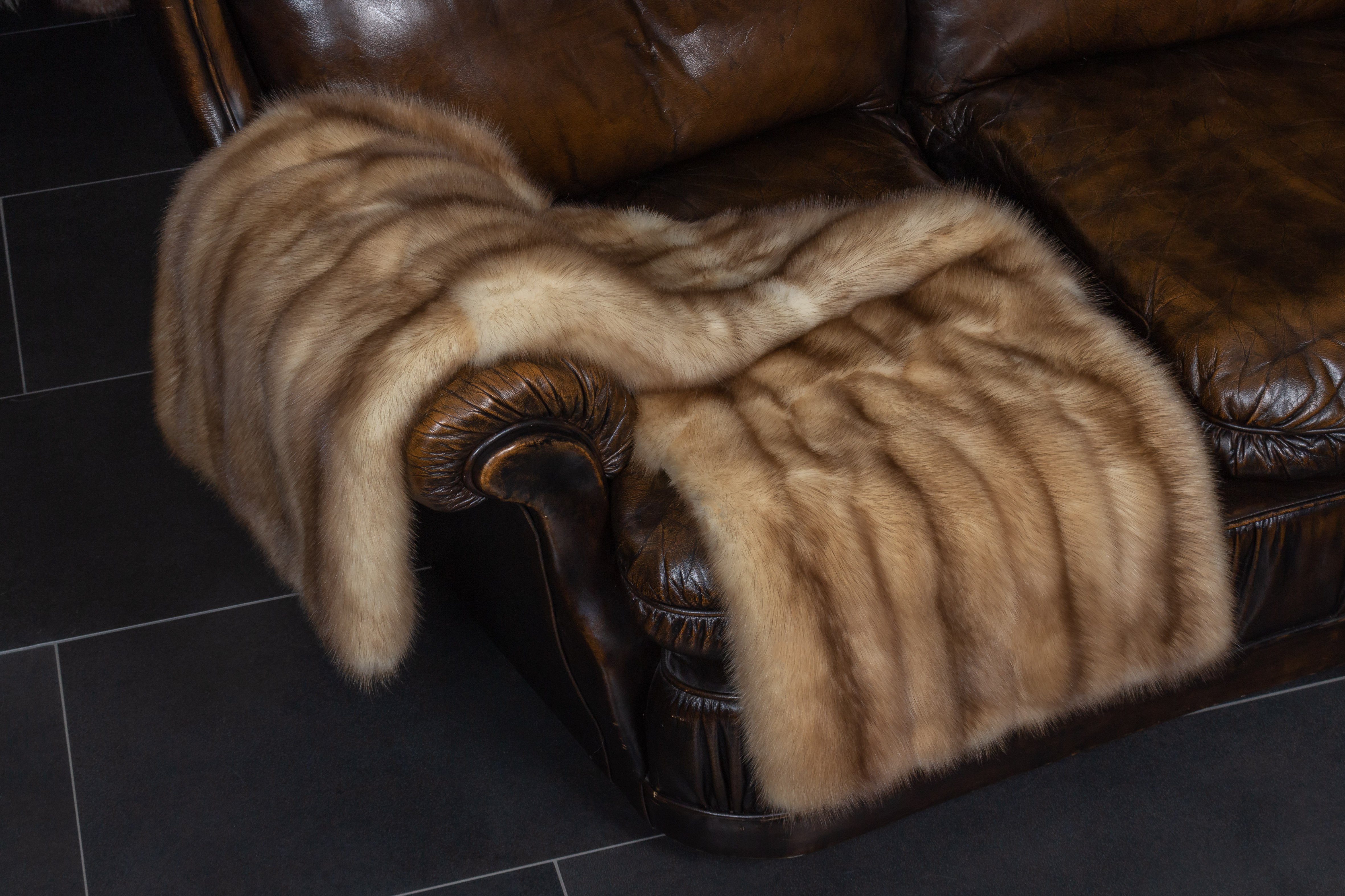 2-5734-Edles-Zobel-Plaid-Russischen-Goldzobeln-Lars-Paustian Small Sable Fur Plaid with Gold Sables