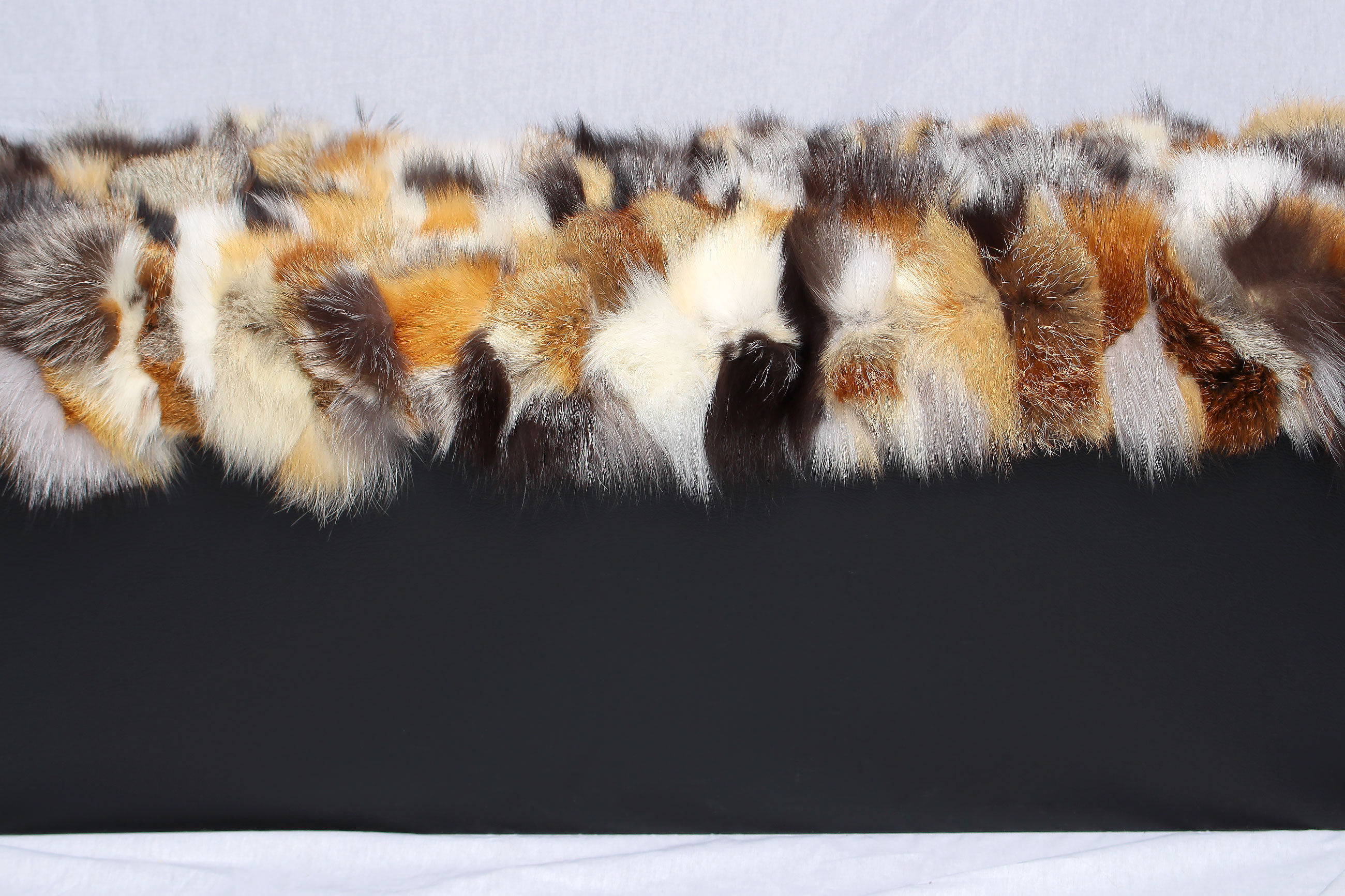 Genuine Fox Fur Sitting Chair