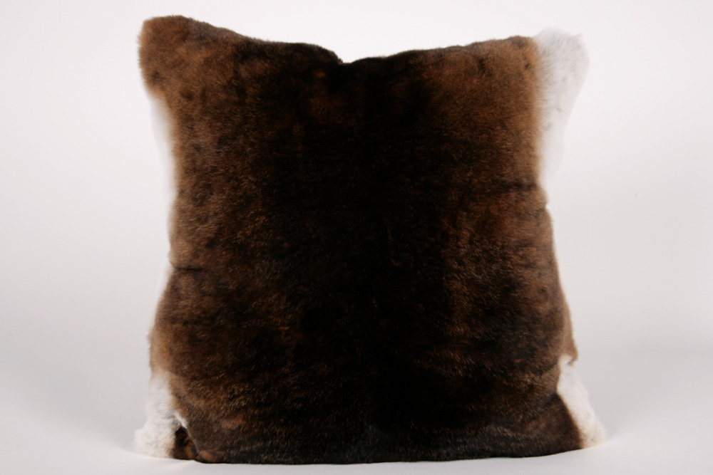 Rex Rabbit Fur Pillow - Real Fur