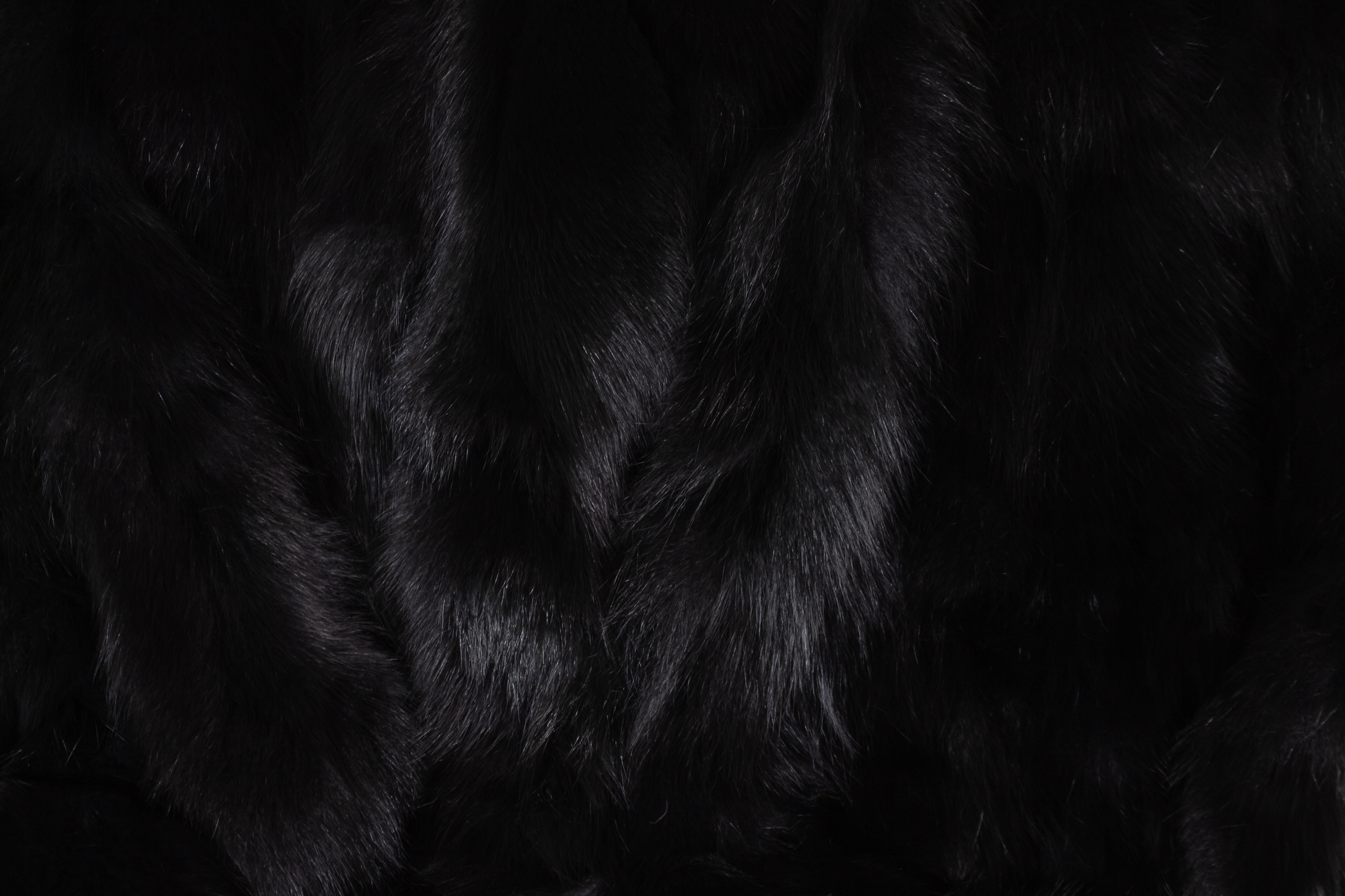 6-3010-Schwarze-Shadow-Fuchsseiten-Felldecke-Skandinavischer-Fuchs Black Shadow Fox Sides Blanket