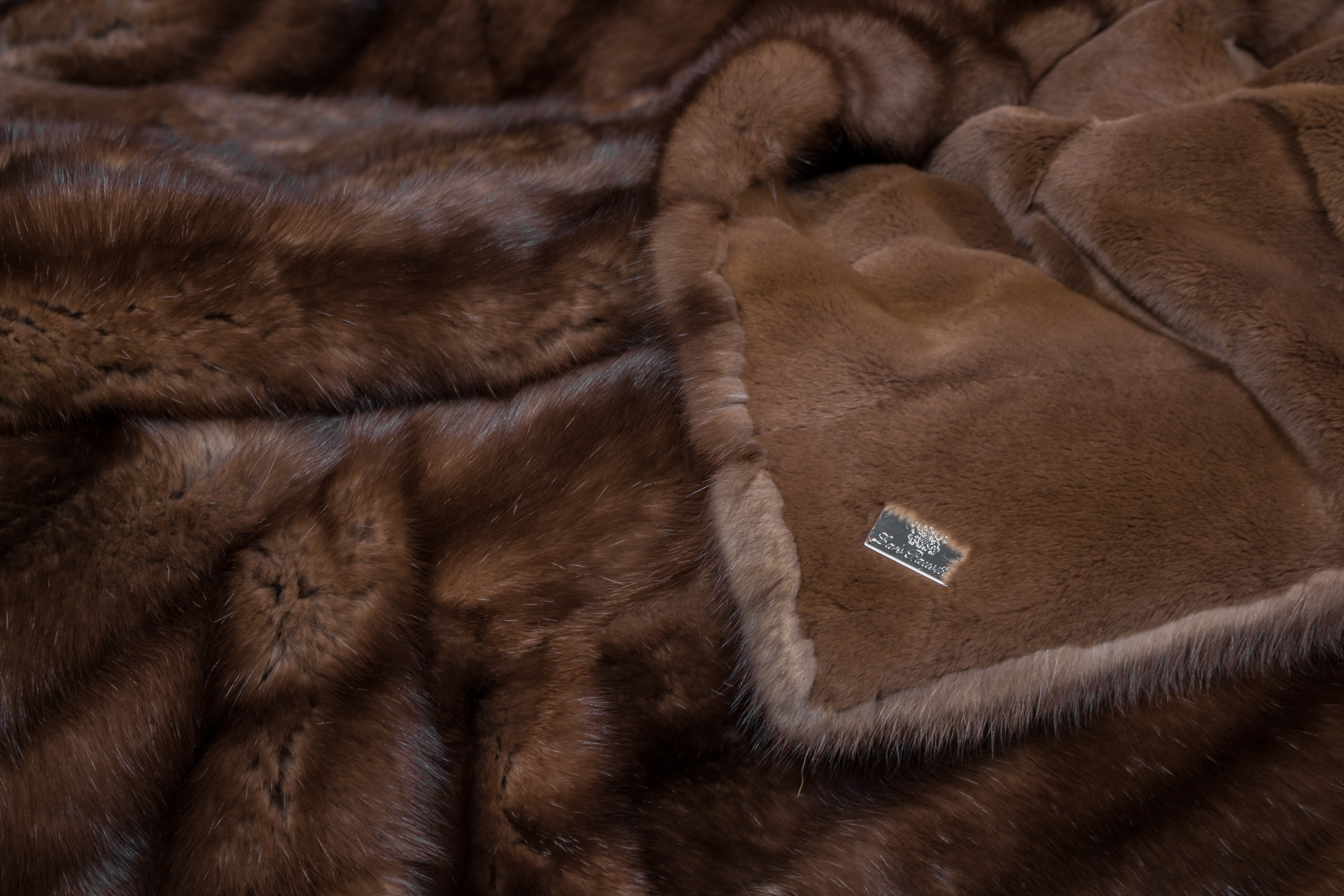 Sable Fur Blanket made from Barguzin sable