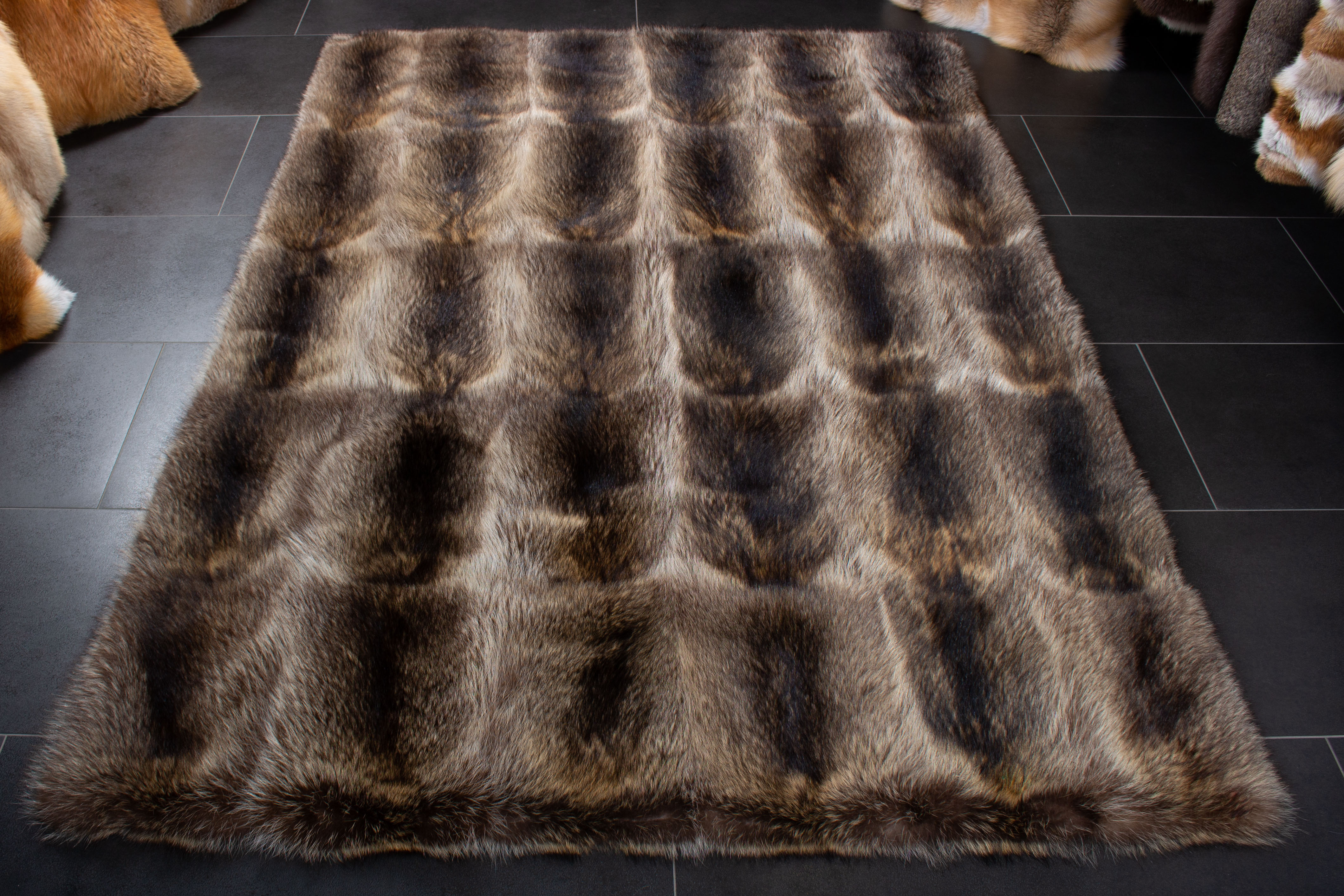 Canadian Raccoon Fur Carpet Wild Fur