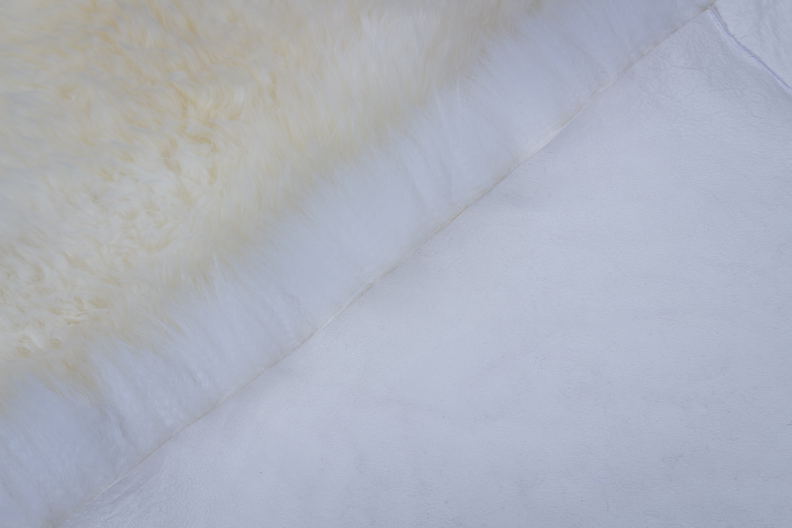 Australian Lamb Fur Carpet natural white