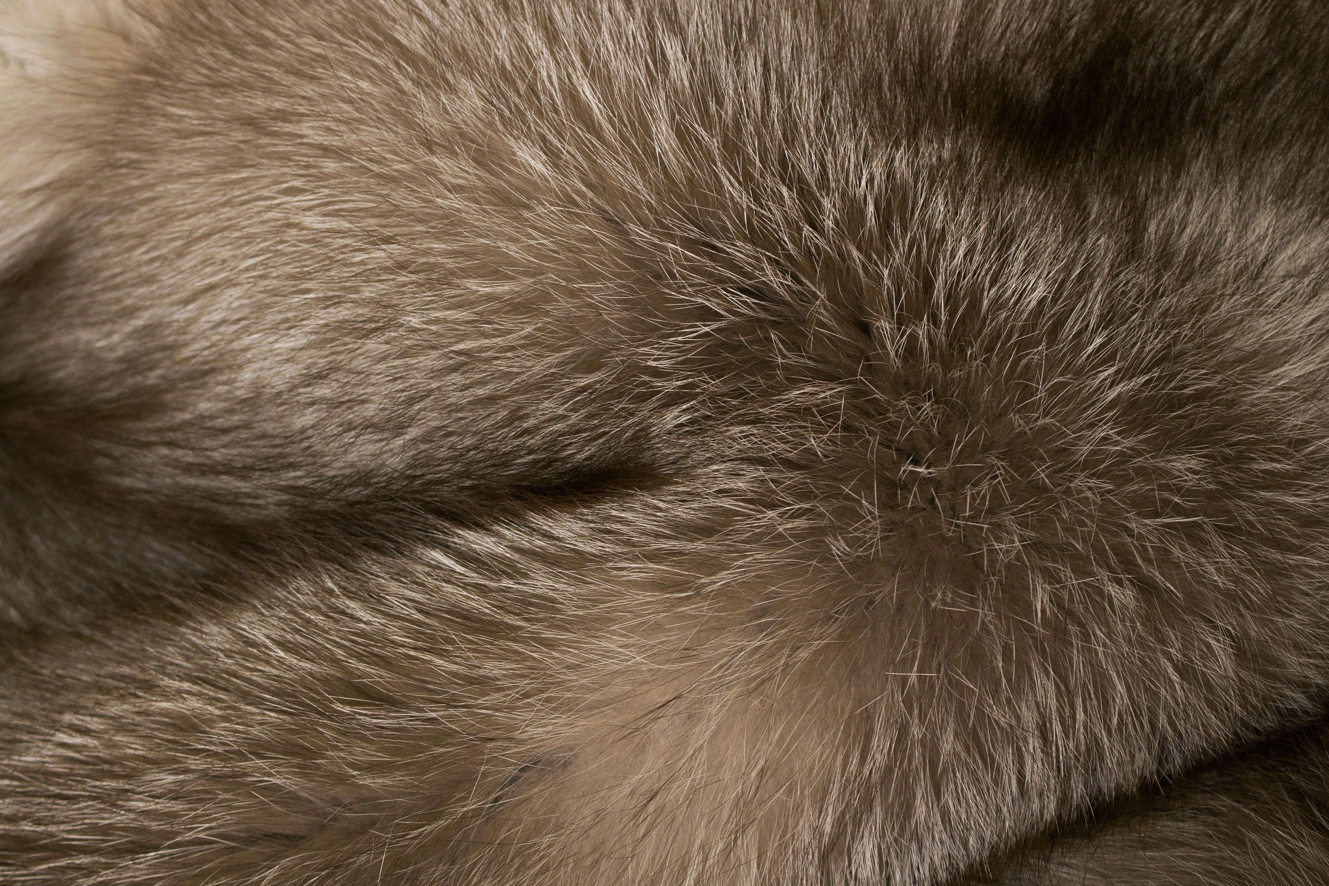 Cozy Real Fur Throw from Scandinavian Amber Fox Skins