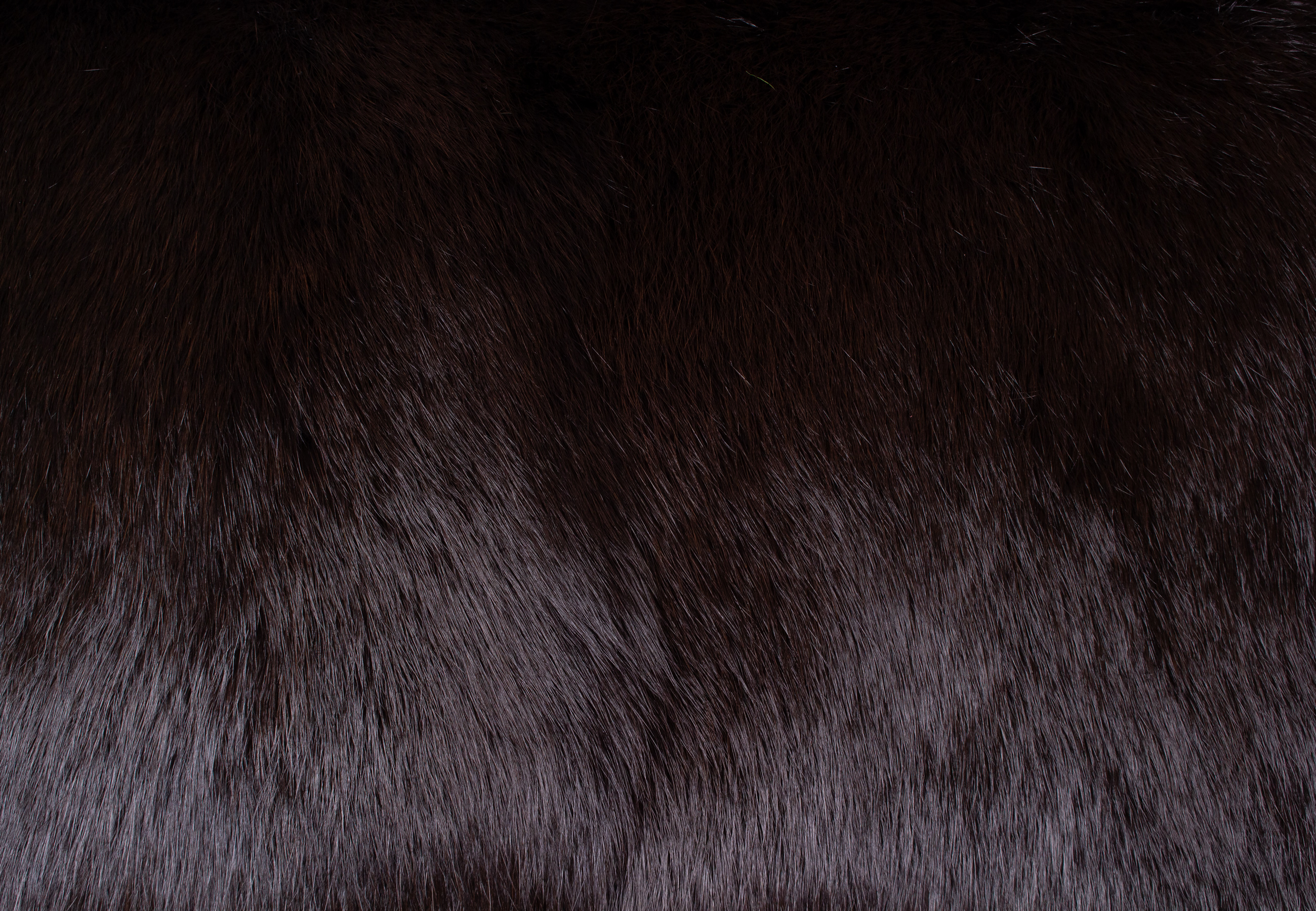 Genuine Rabbit Fur Cushion Mahogany