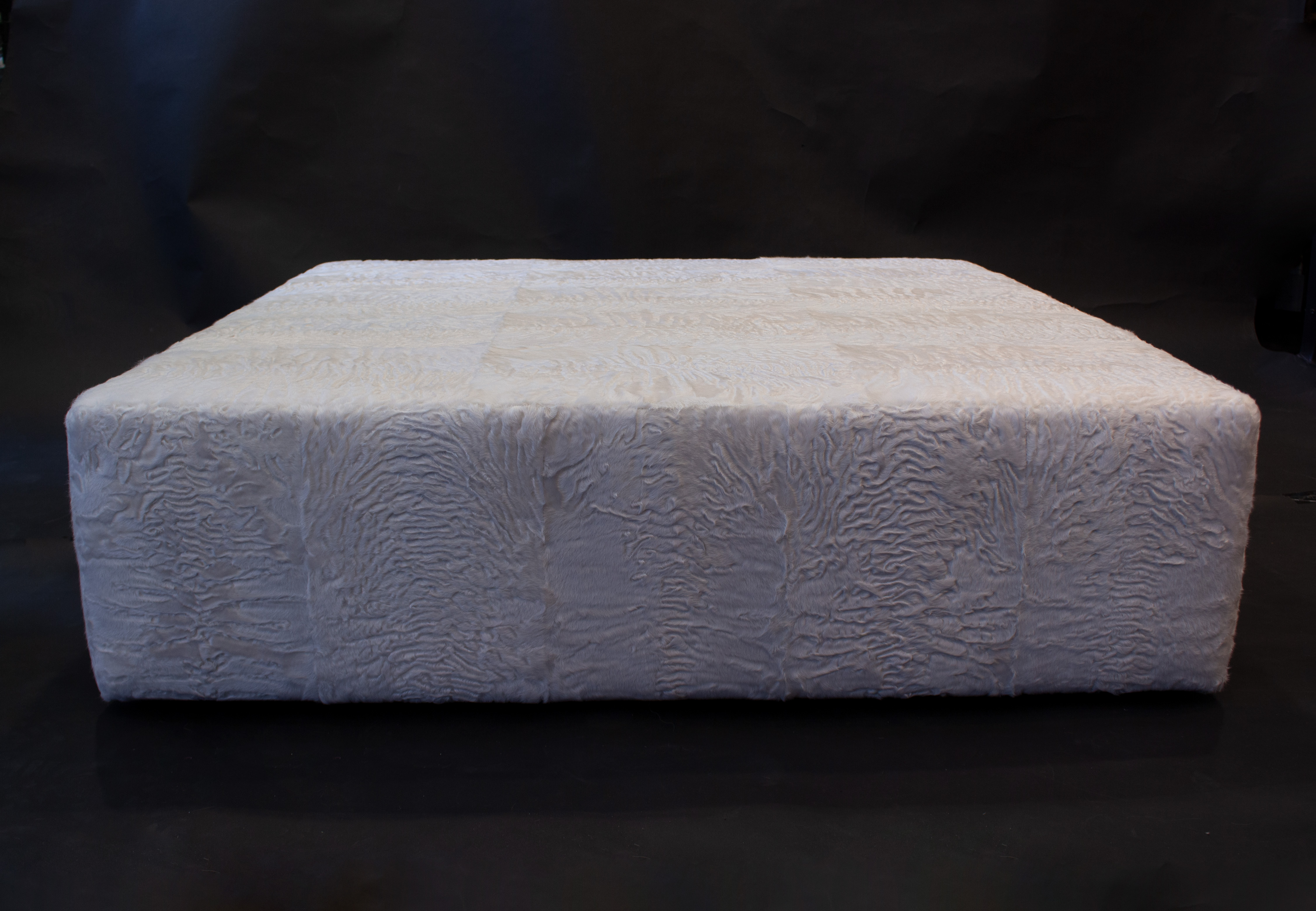 Floor Pillow - Floor Seating made with SWAKARA Lambs in white