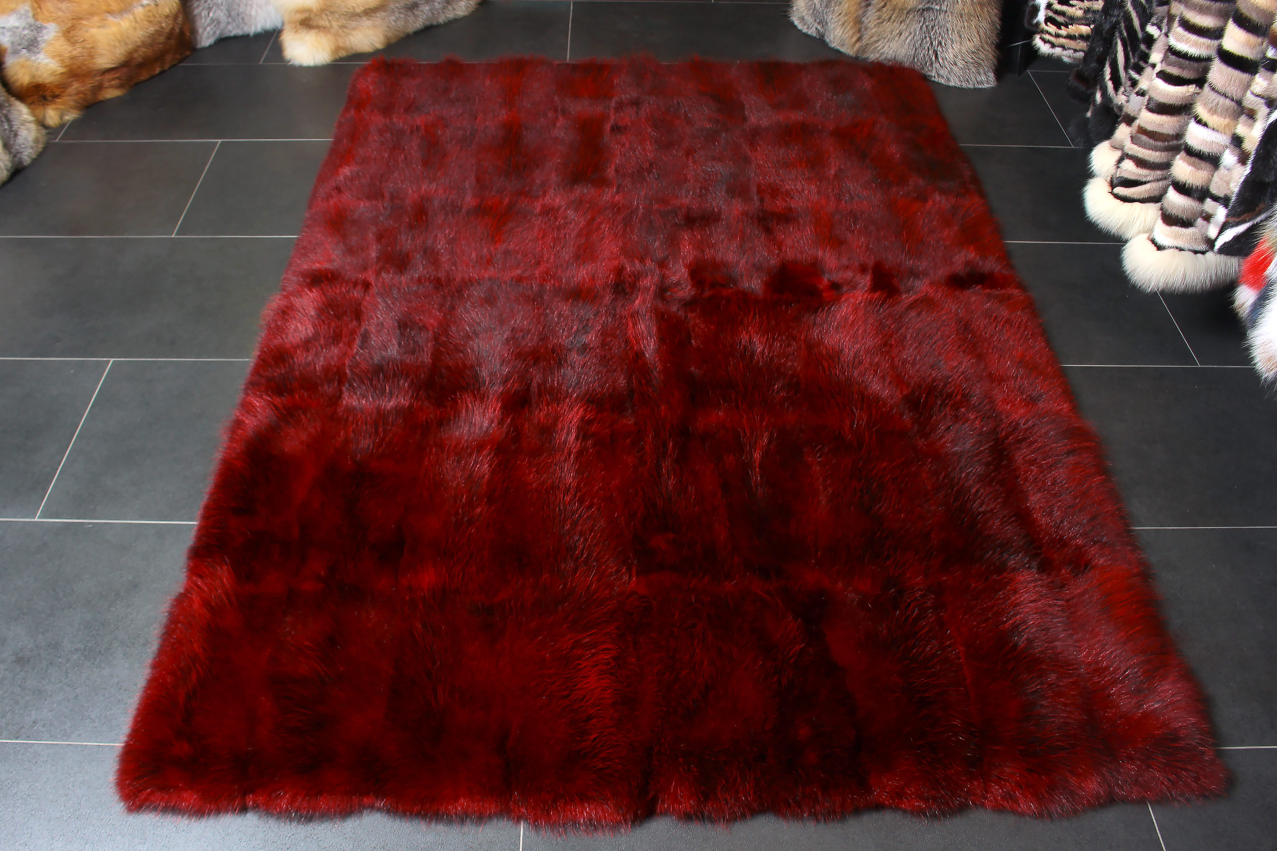 Special Possum Real Fur Floor Rug