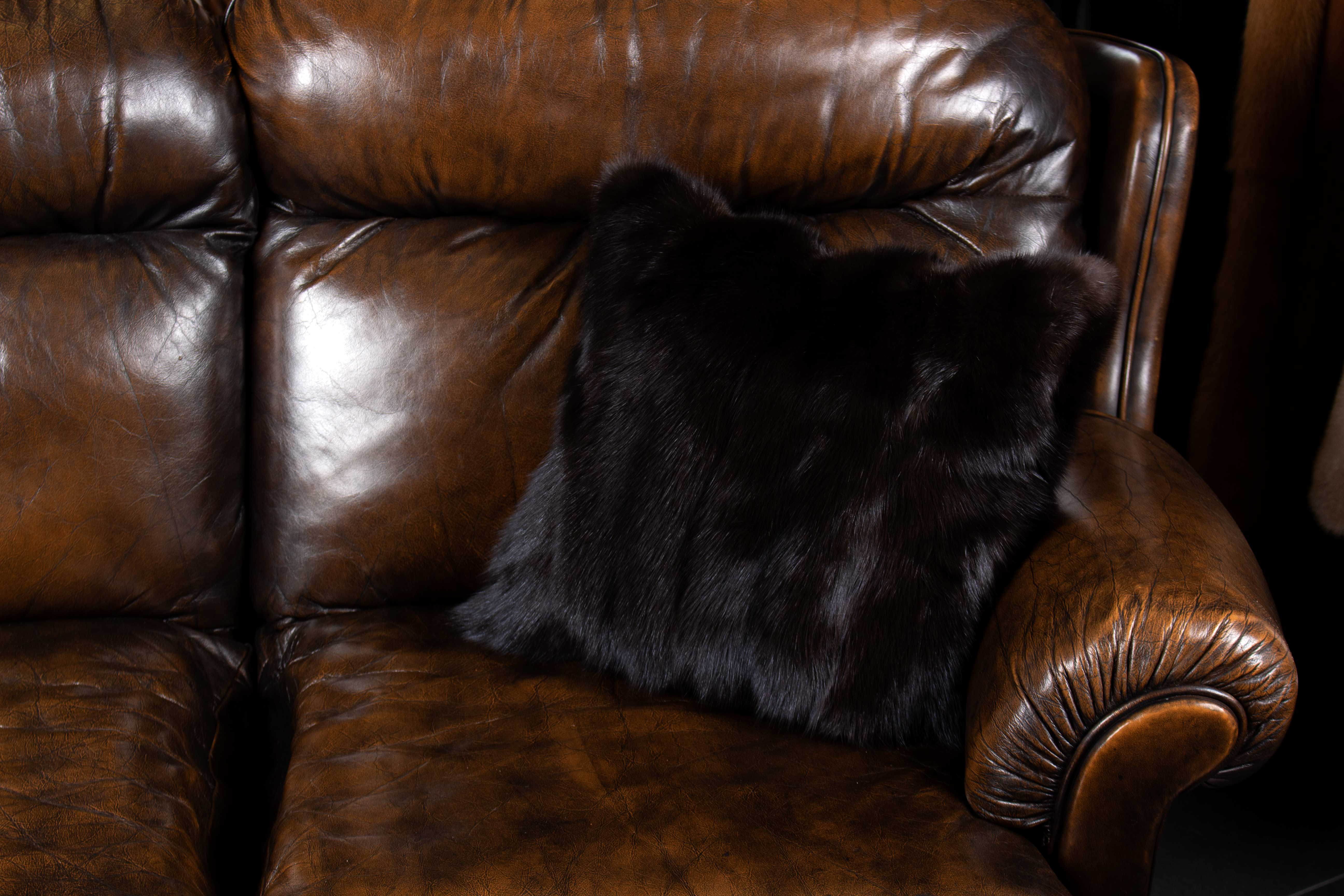 Sable Fur Pillows Russian Barguzin Sable