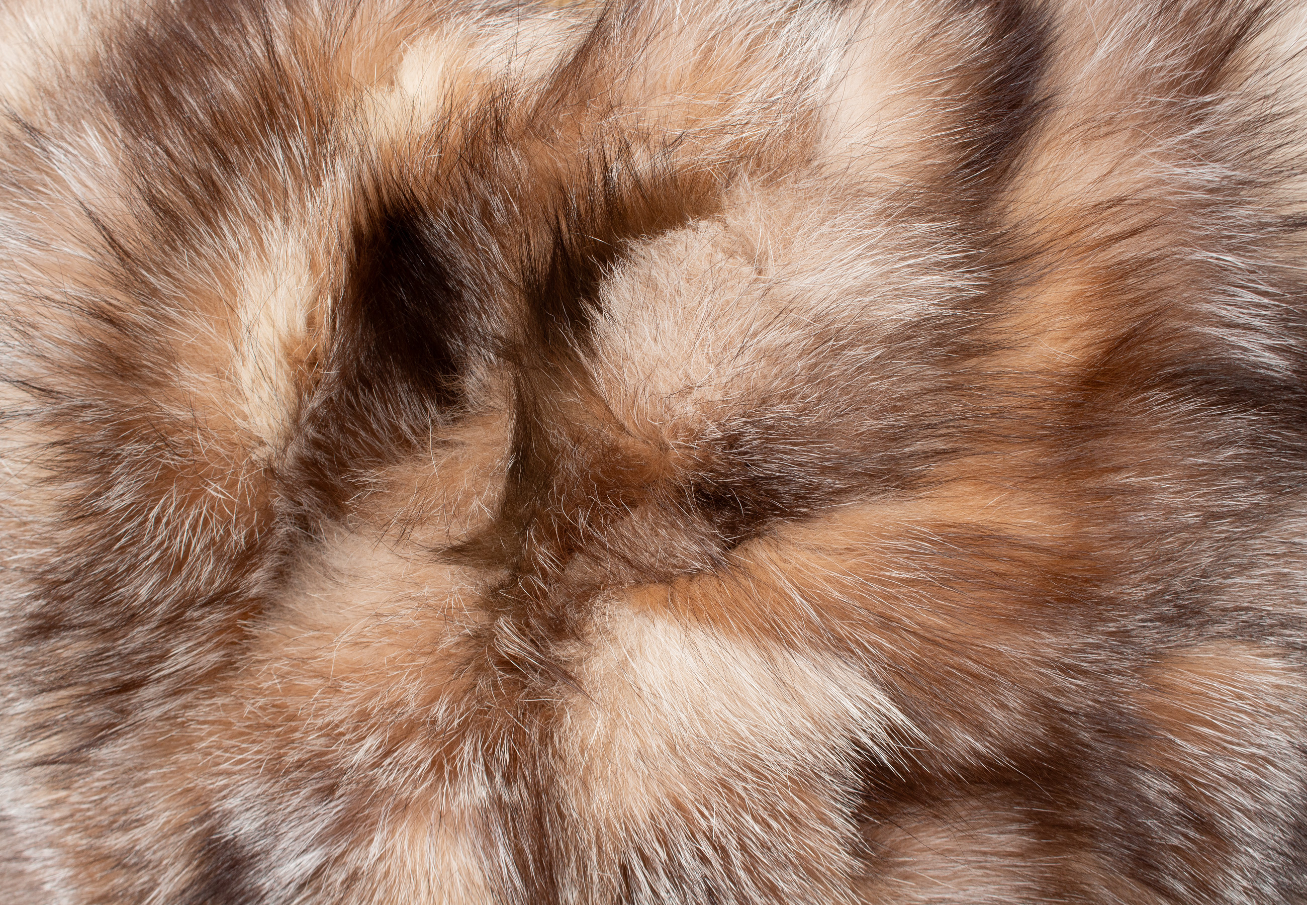 Real Fox Sides Fur Cushion