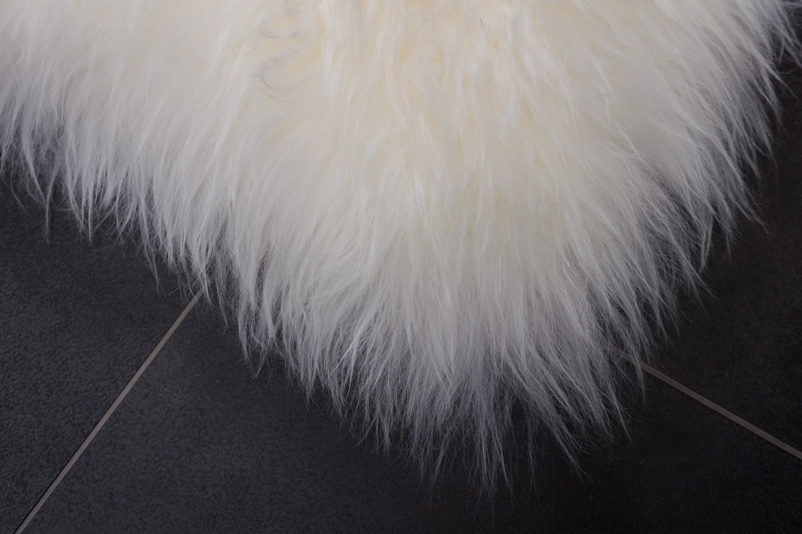 Australian Lamb Fur Carpet natural white