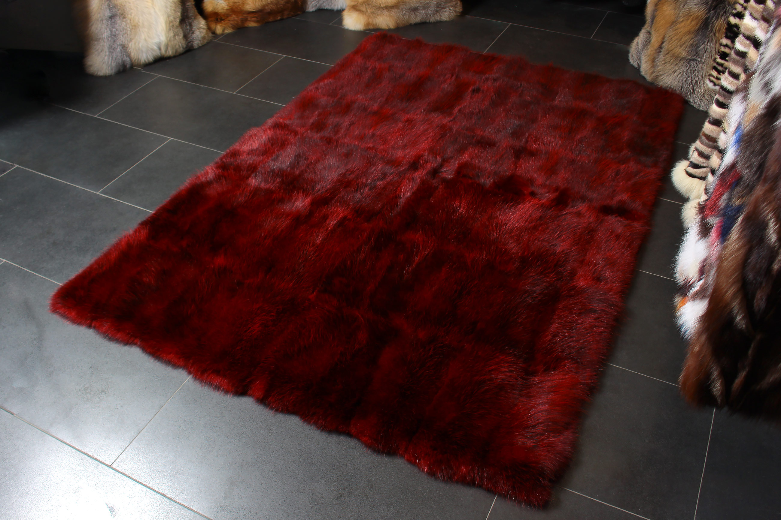 Special Possum Real Fur Floor Rug