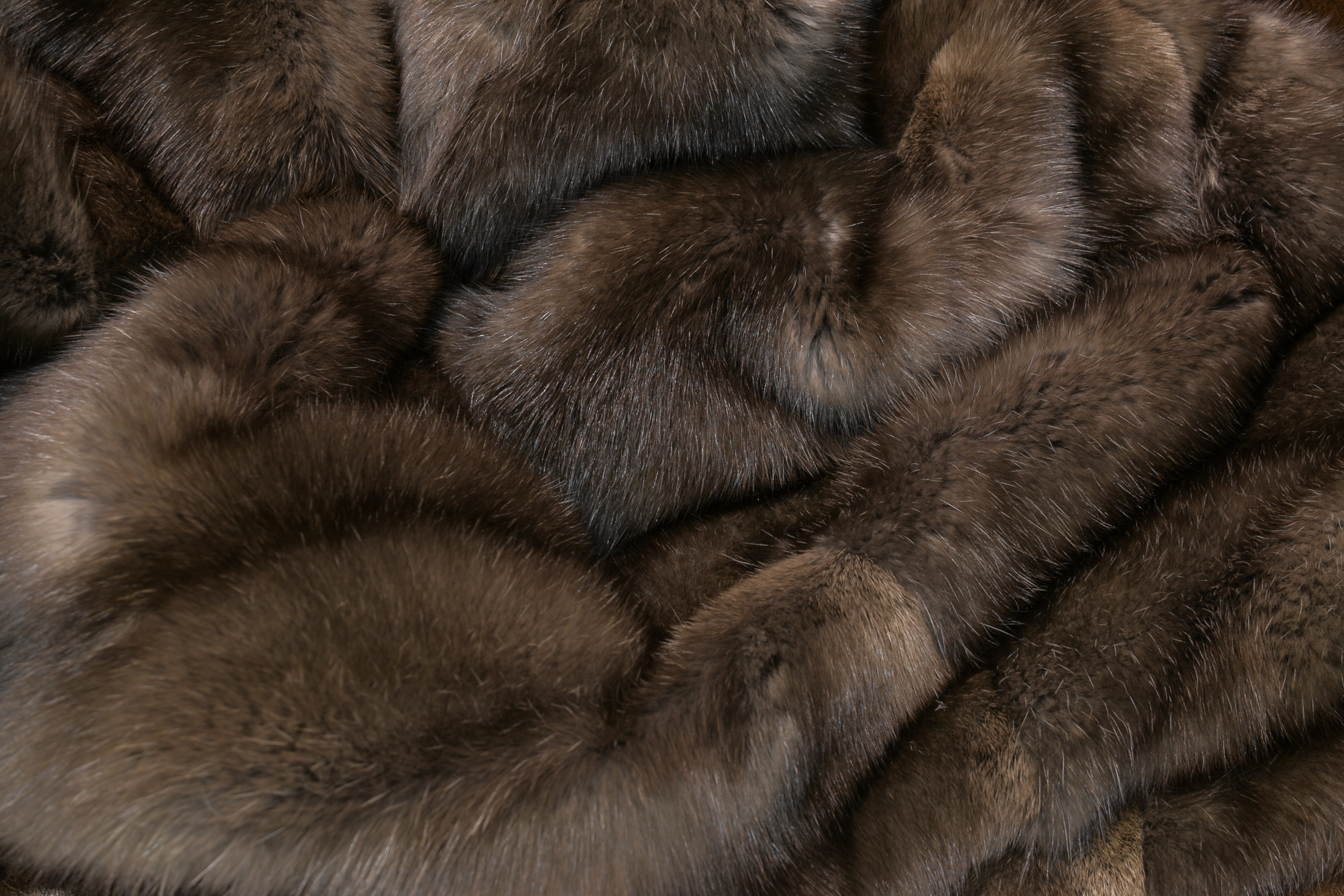 05-591-Zobel-Felldecke-Bargusin-Zobeln-Pelzdecke Russian Sable Fur Blanket