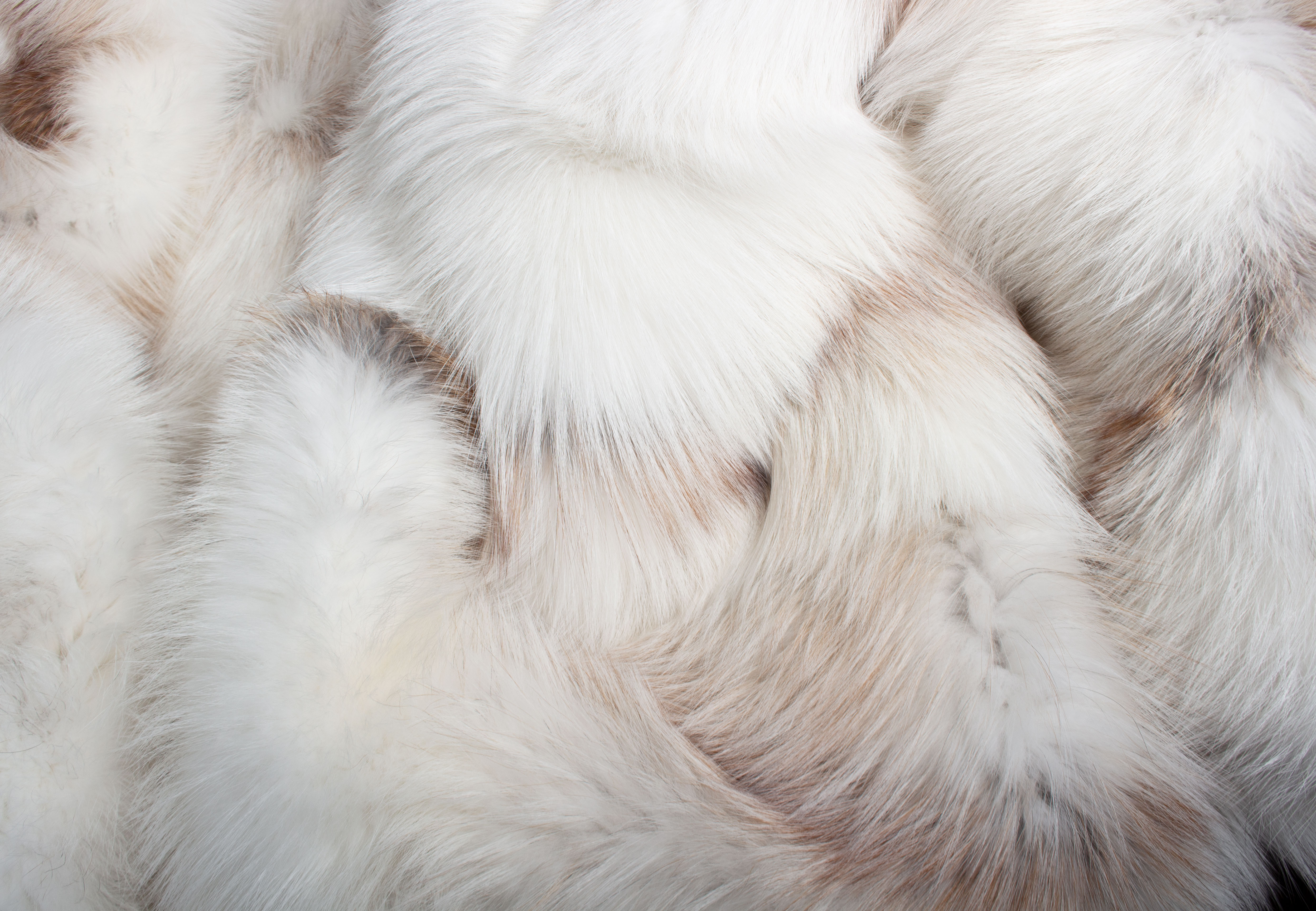 Sun Glo Fox Fur Throw