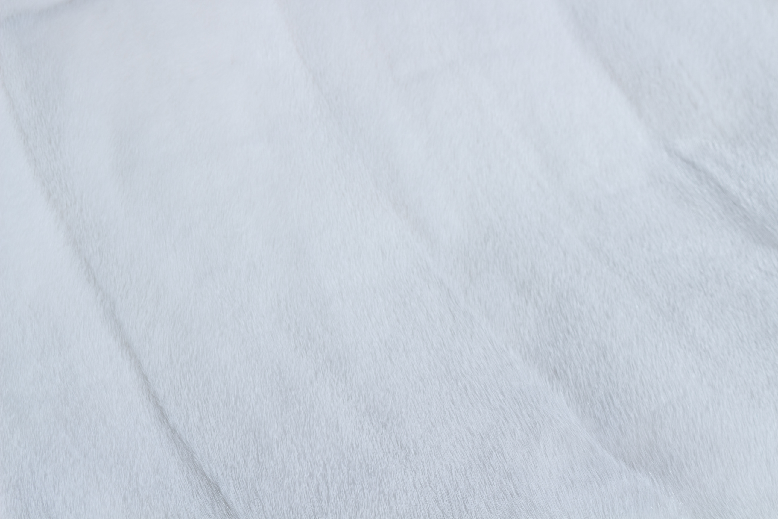 White Mink Fur Blanket with fur on both sides