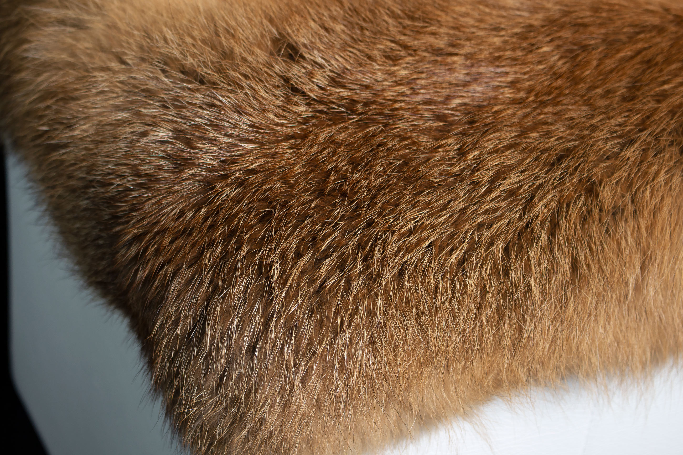 Real European Red Fox Fur Rest Seat