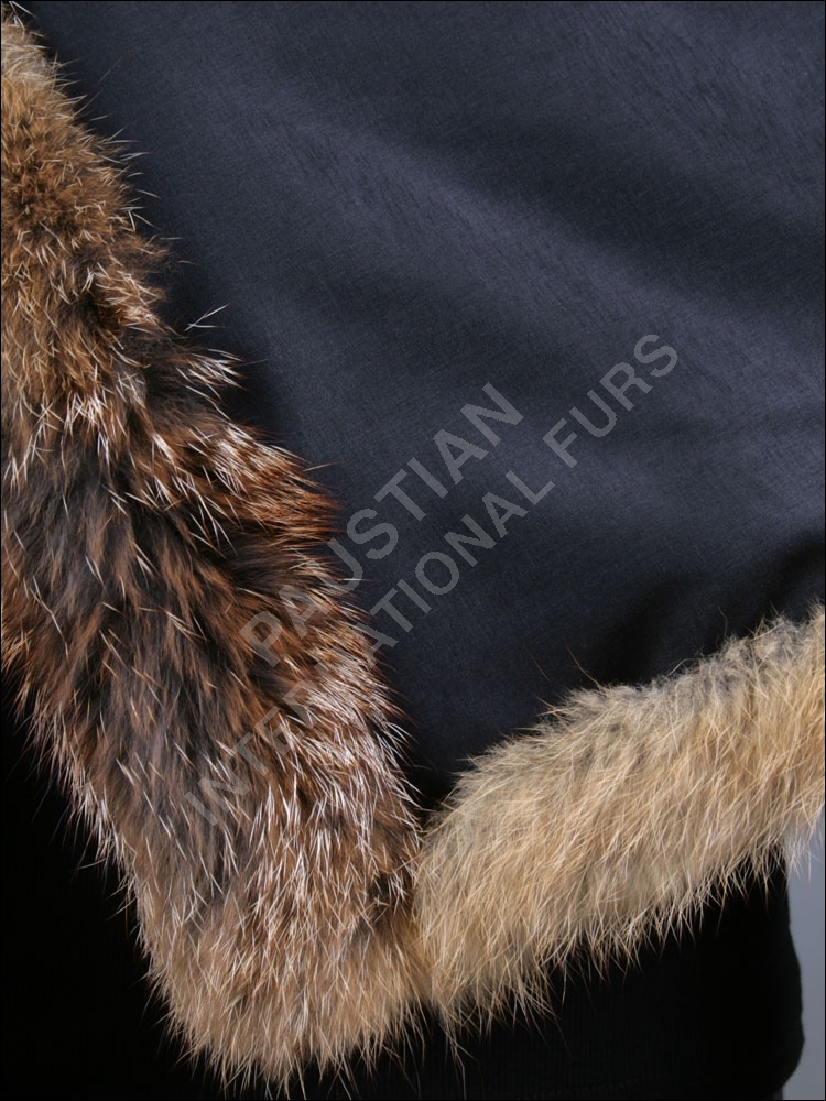 Fur stole made of european red fox