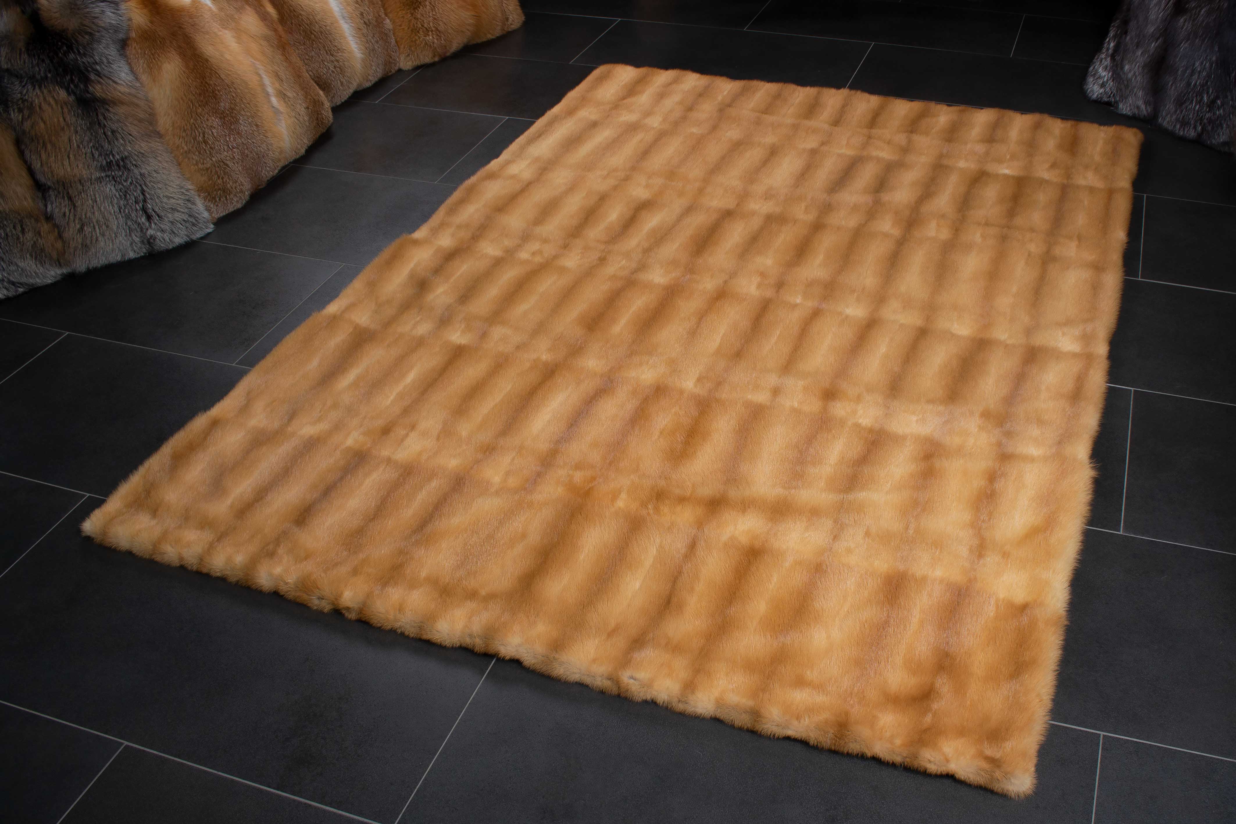 Weasel Fur Rug - Russian Kolinsky Carpet