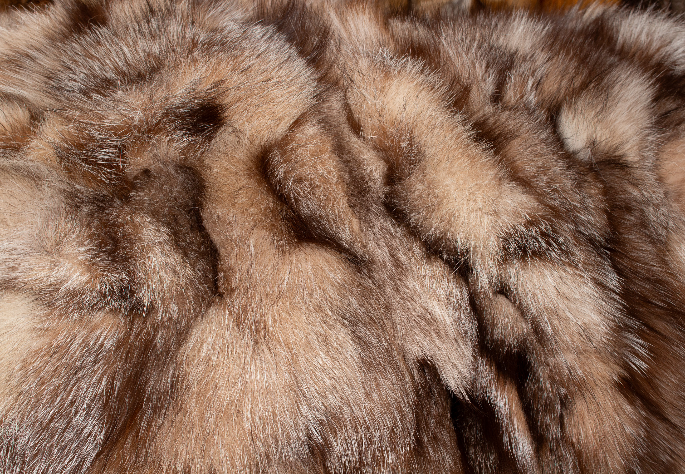 Real Fox Sides Fur Cushion