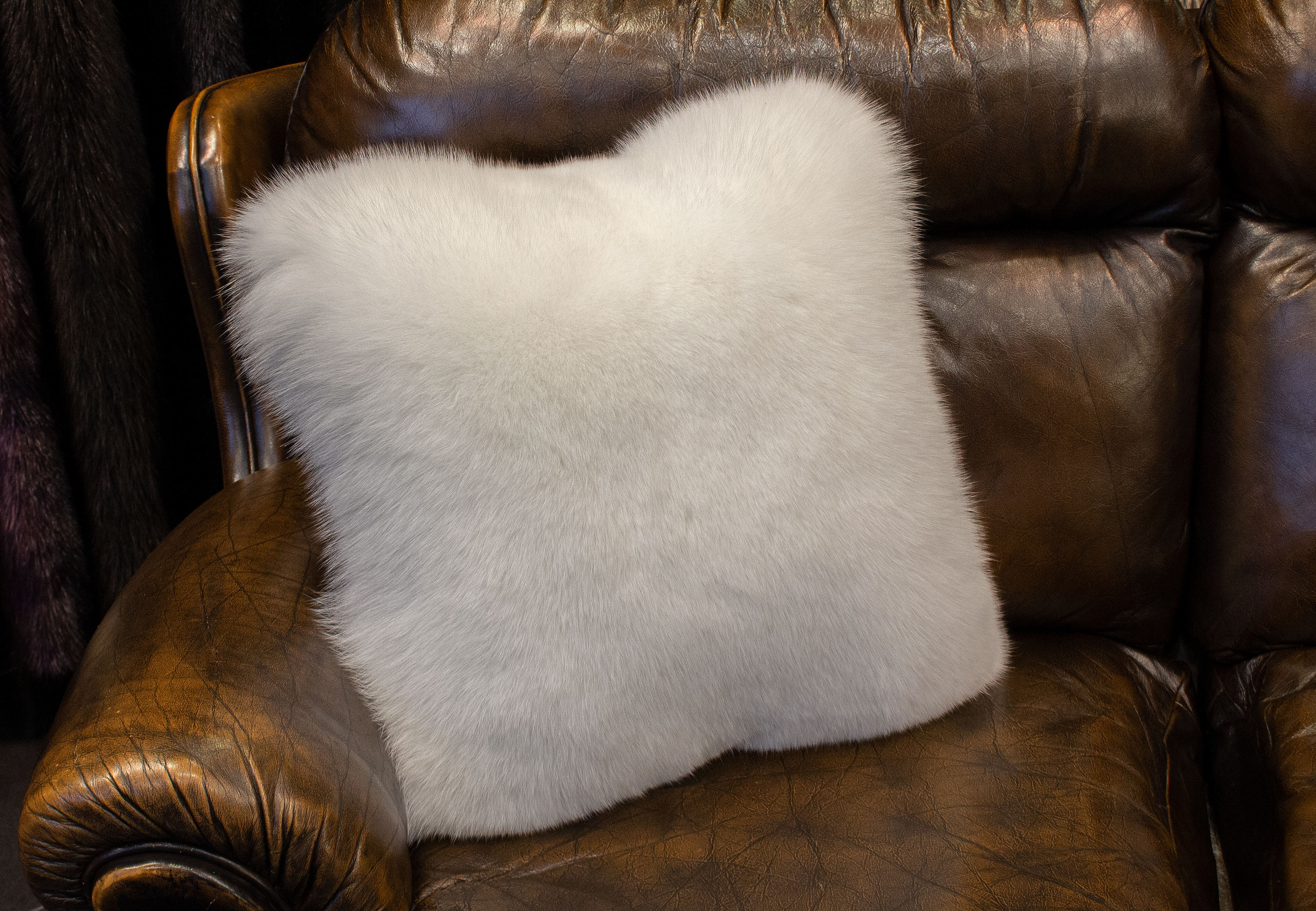 1-7217-Shadow-Fuchs-Fellkissen-Echtpelz-Echtfell Shadow Fox Pillow