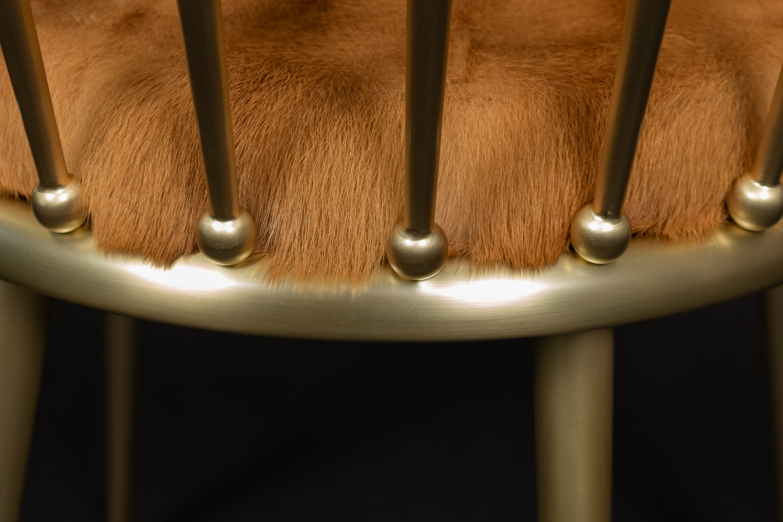 Kolinsky Real Fur Chair