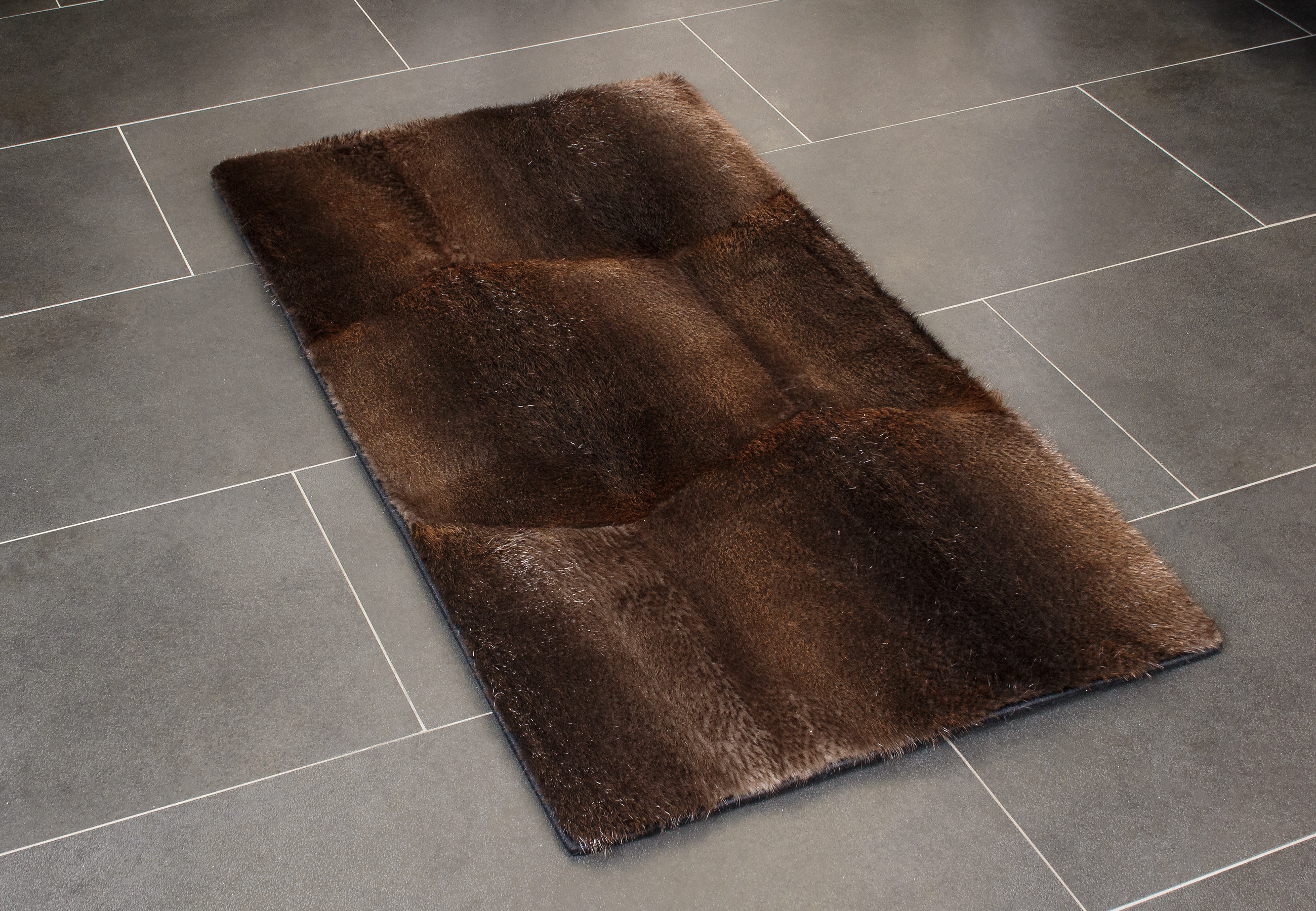Fur Runner made from Canadian Beaver Fur