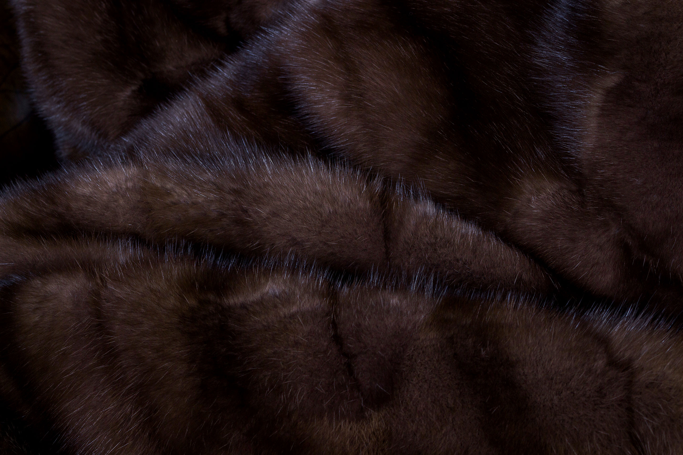 Russian Sable Fur Blanket "Titanio"